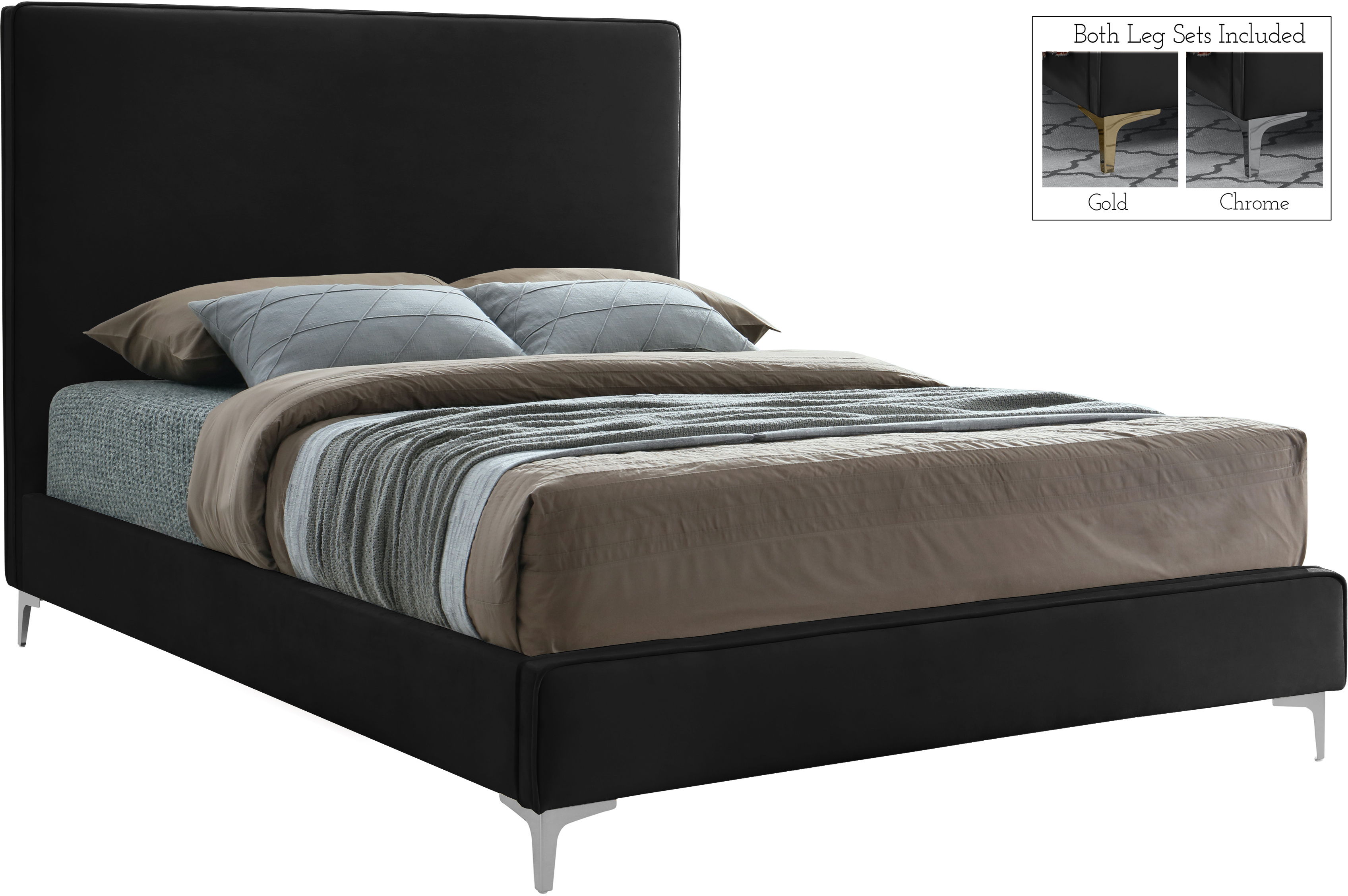 Geri - Full Bed - Black