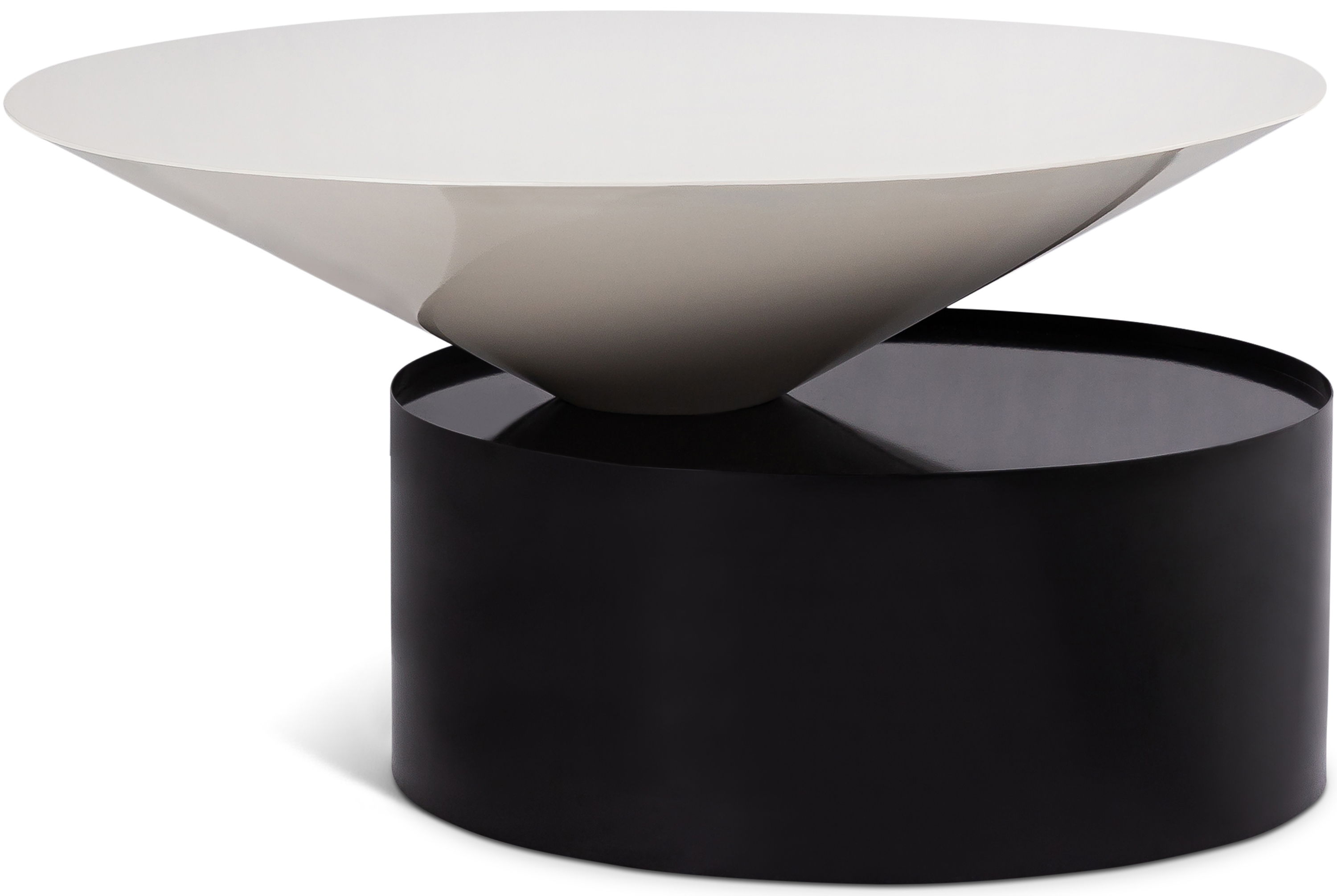 Damon - Coffee Table - Matte Black - Metal