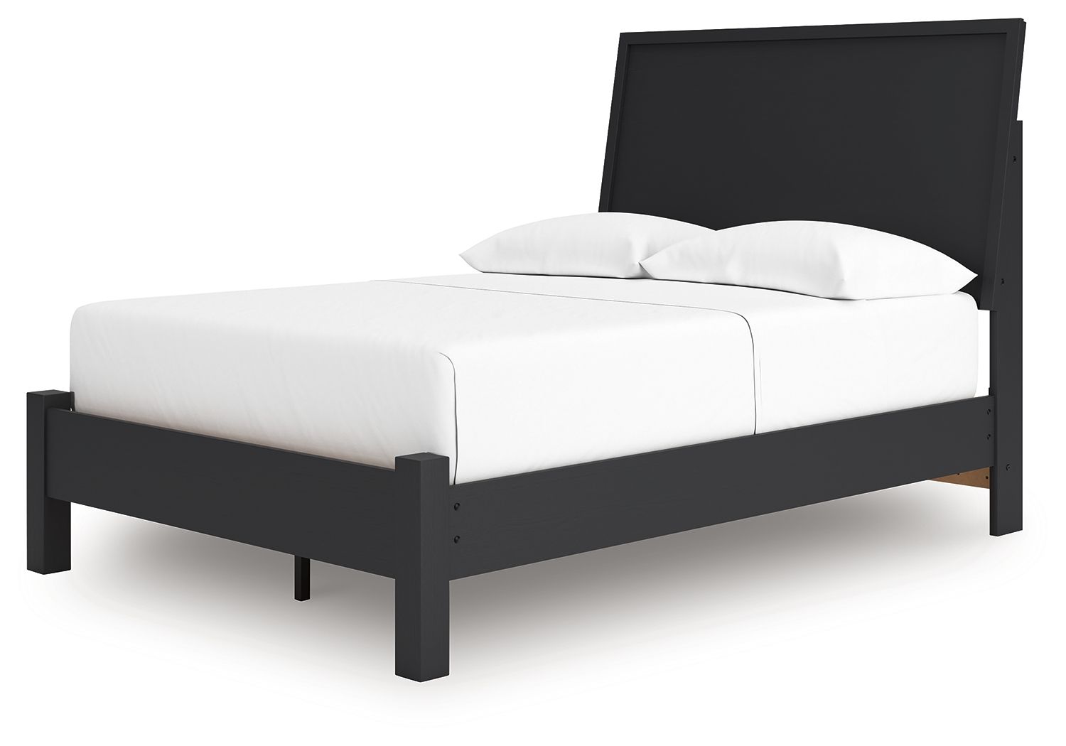 Ashley Furniture Danziar - Full Panel Bed With Low Footboard - Black - Image 5