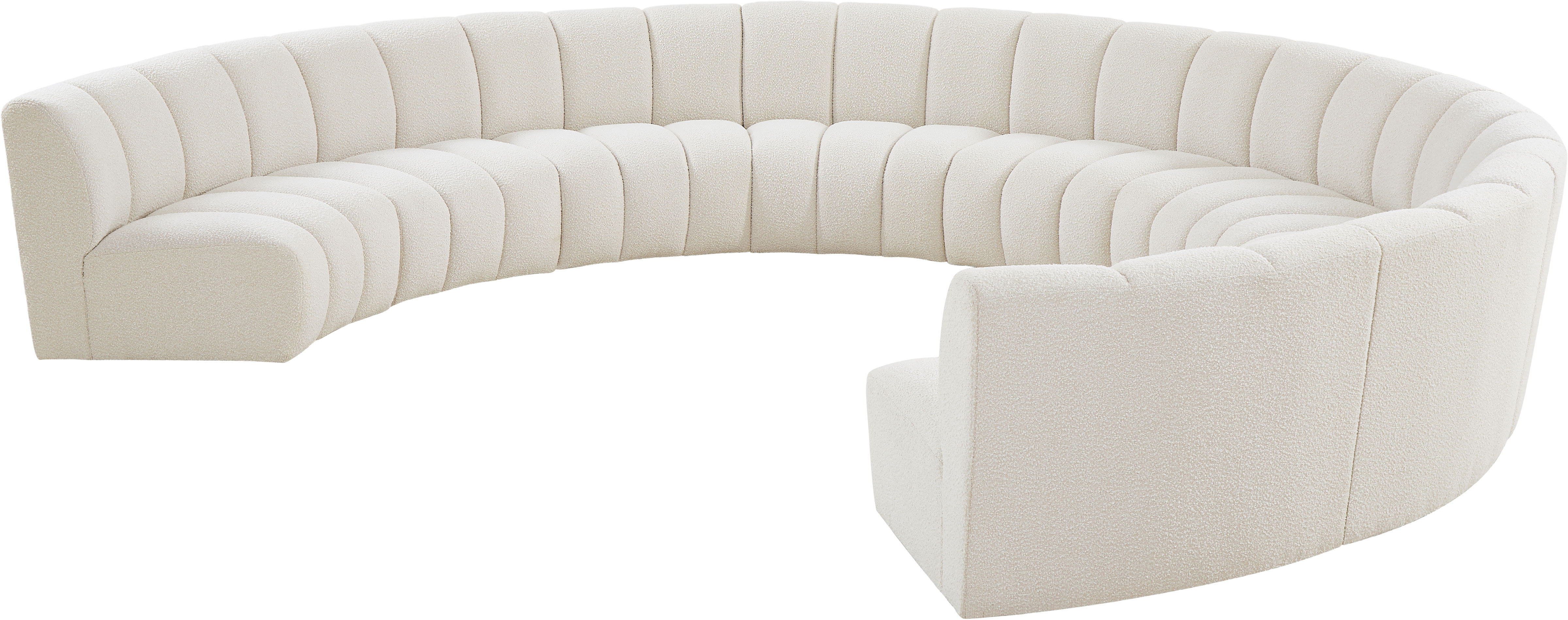 Infinity - 9 Piece Modular Sectional - Cream