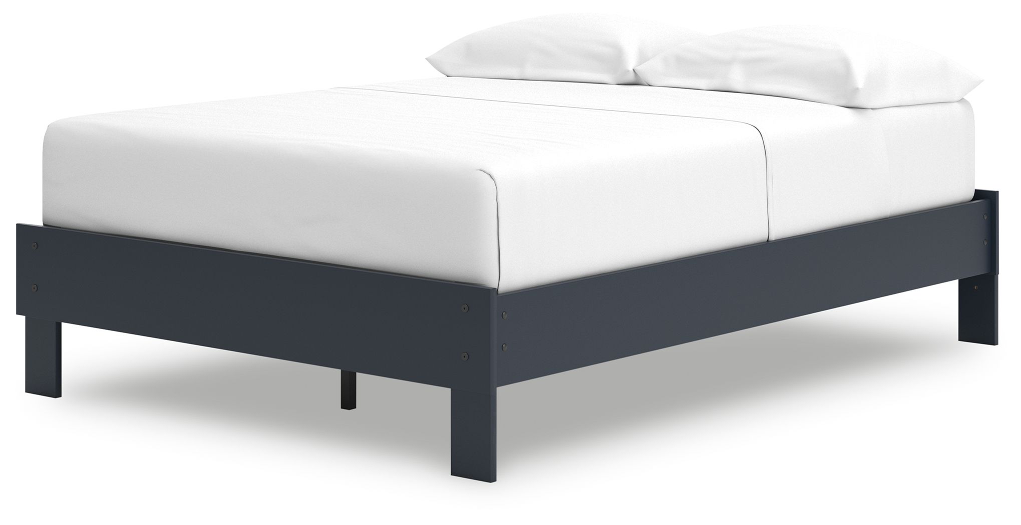 Simmenfort - Full Platform Bed - Navy Blue