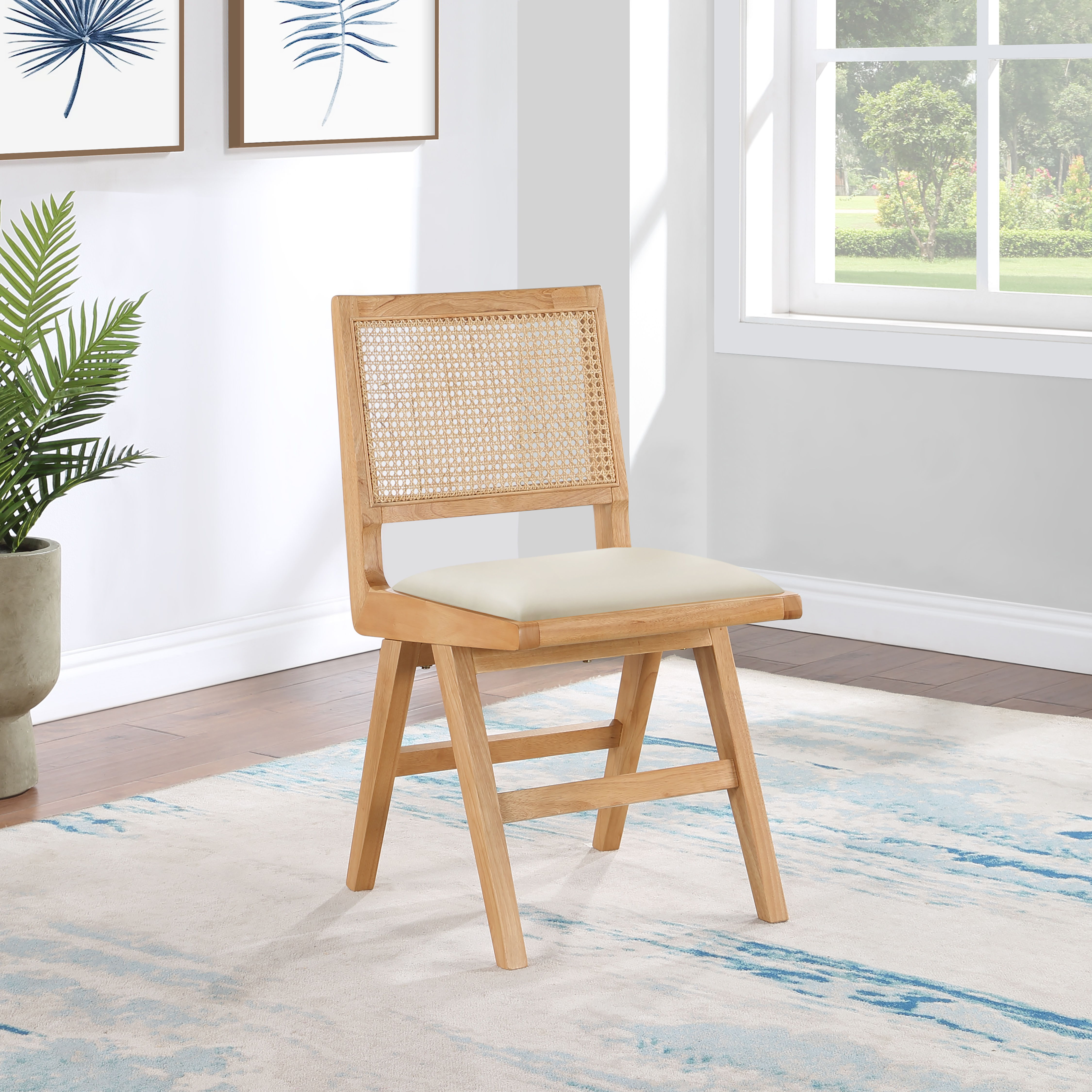 Abby - Dining Side Chair (Set of 2) - Cream