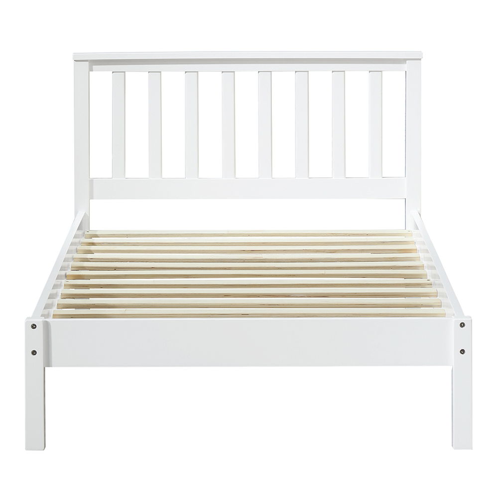 Freya - Twin Bed - White, white, view 2