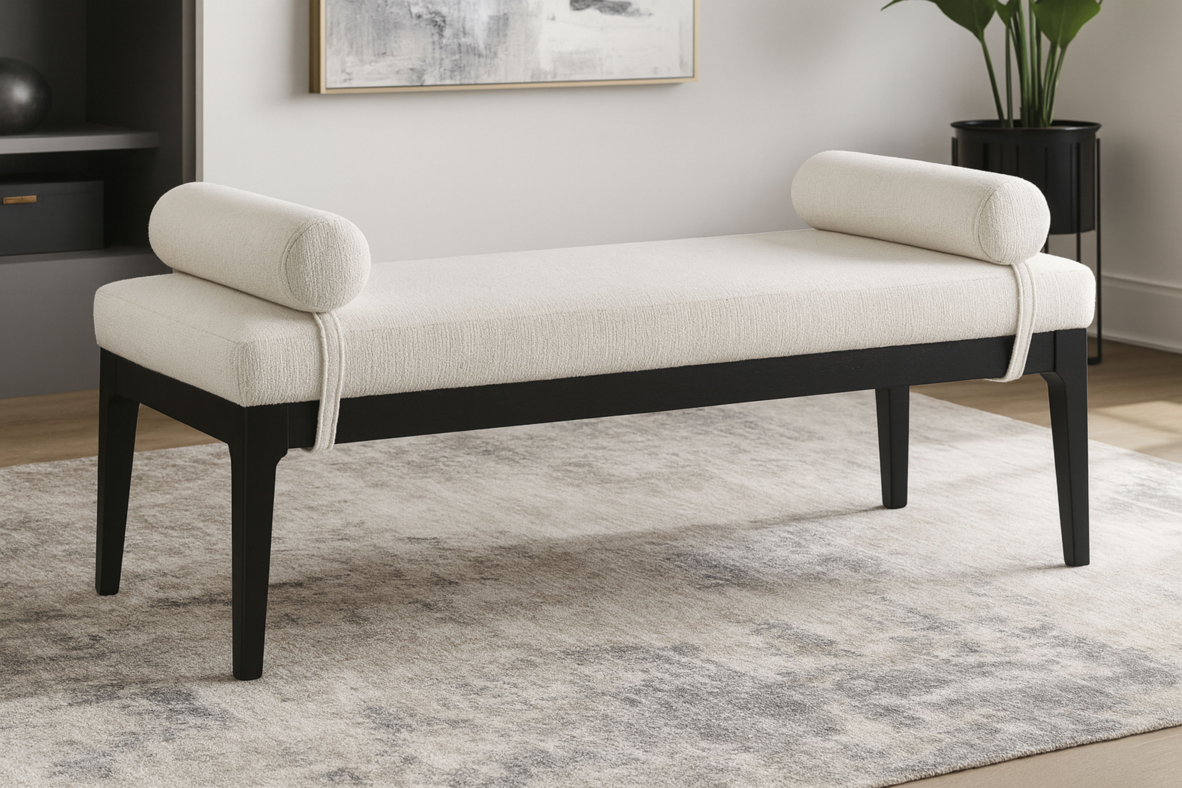 Priscilla - Bench - Cream