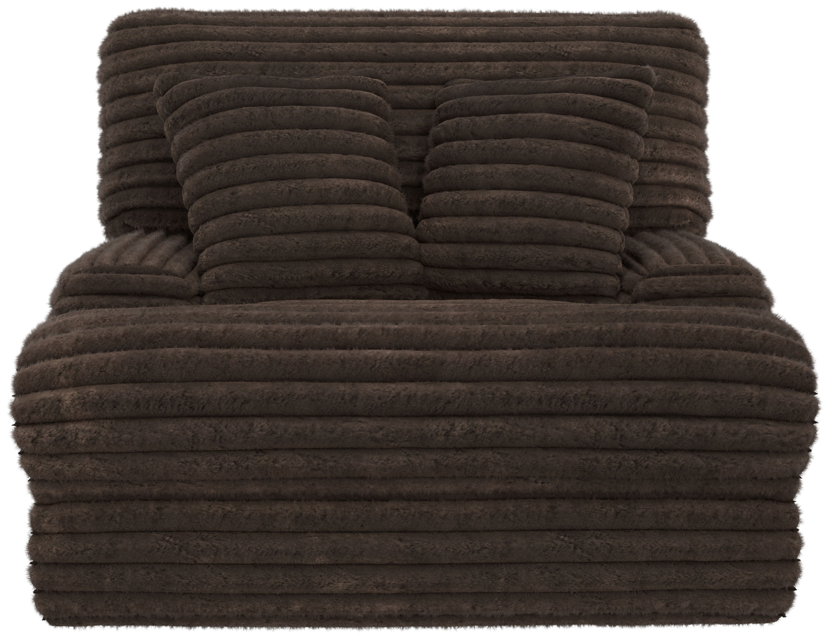 Cushy - Power Headrest Deep Seat Recliner - Chocolate