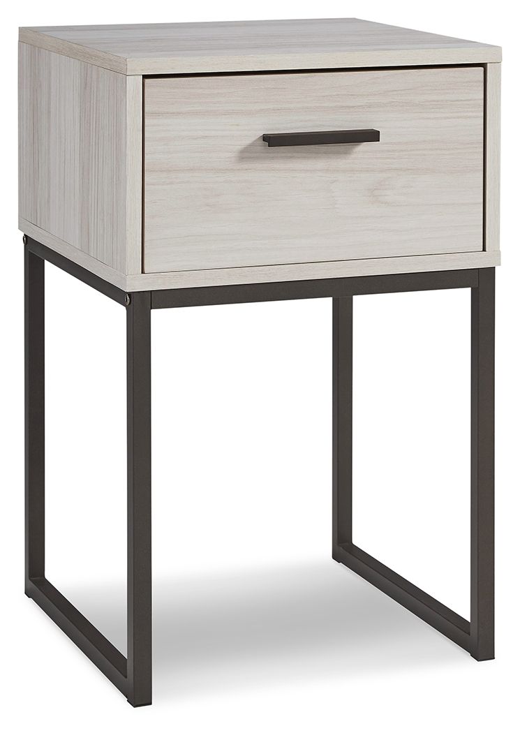 One Drawer Night Stand - Vinyl-Wrapped