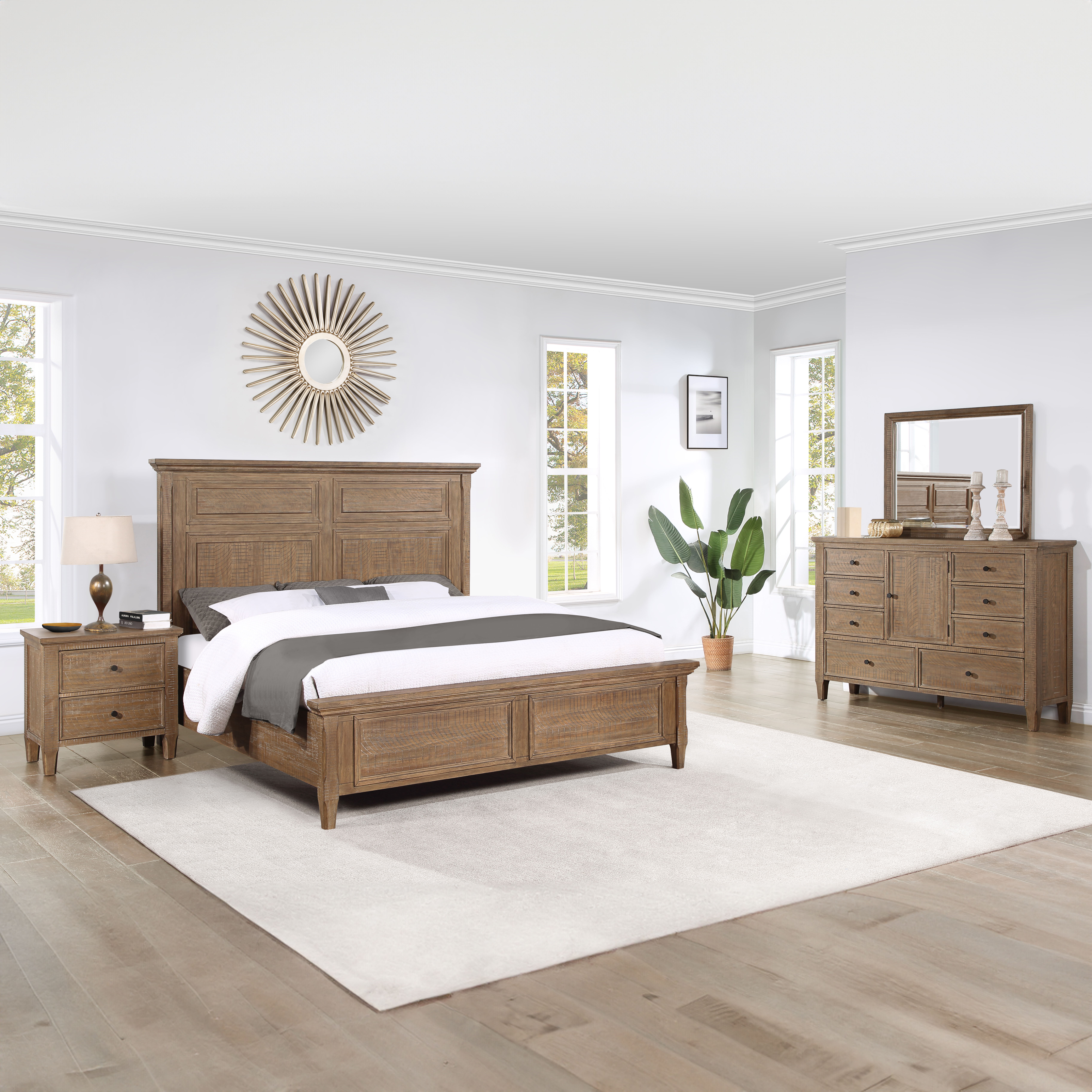 King · 4 Pc · Bedroom Set