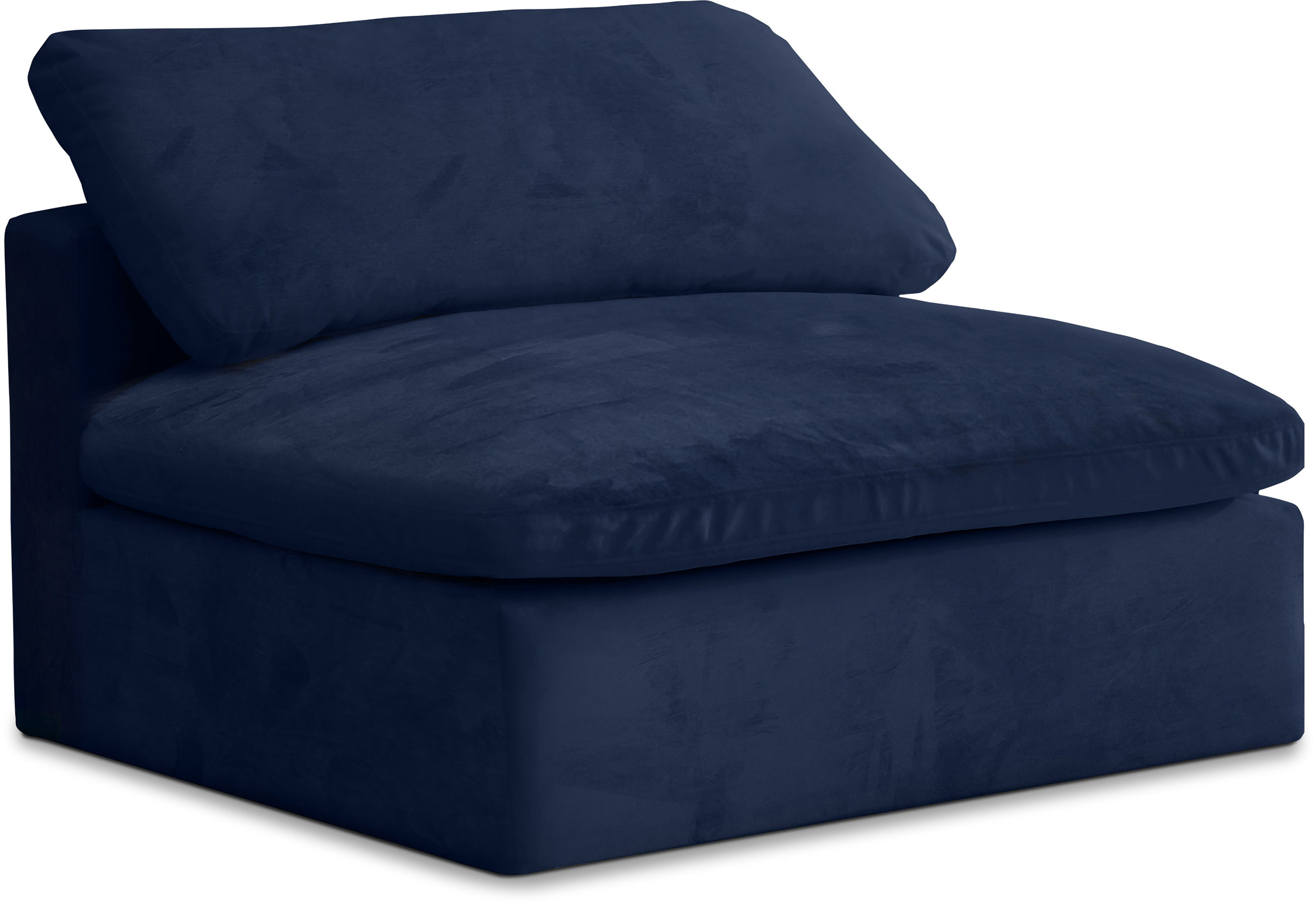Cozy - Armless Chair - Navy