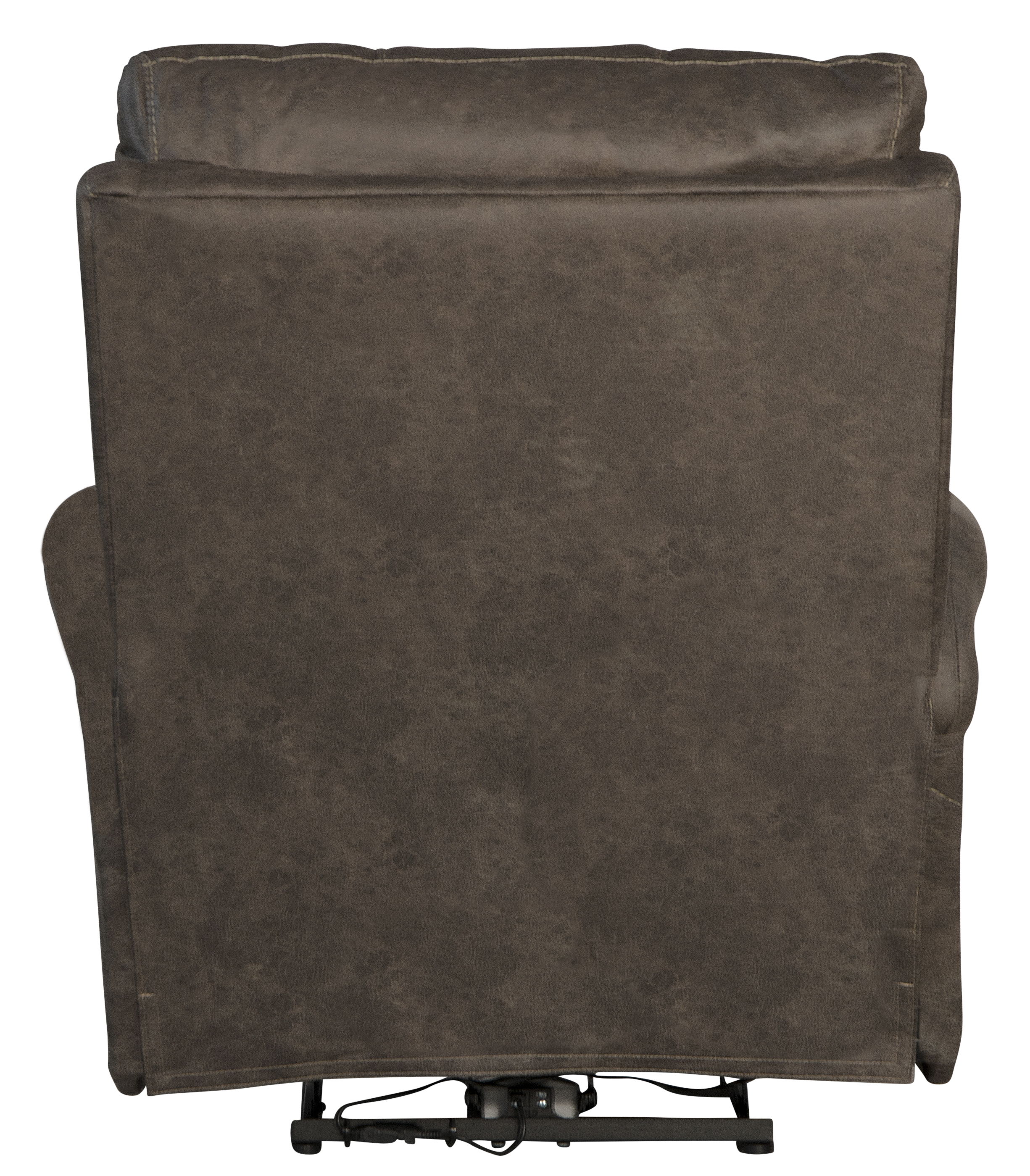 Maddie - Faux Leather Power Wall Hugger Recliner - Ash