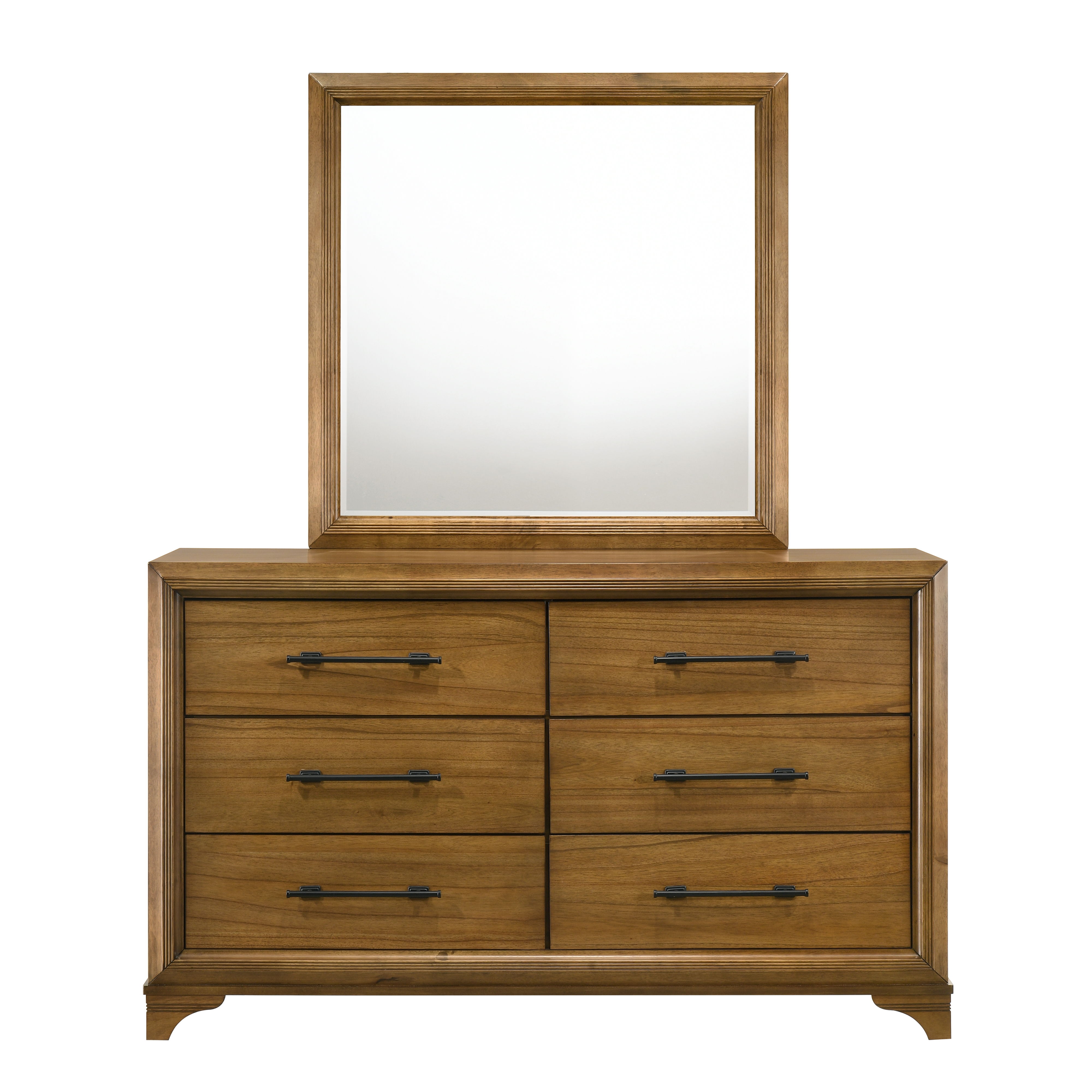 Talcott - Dresser & Mirror - Brown