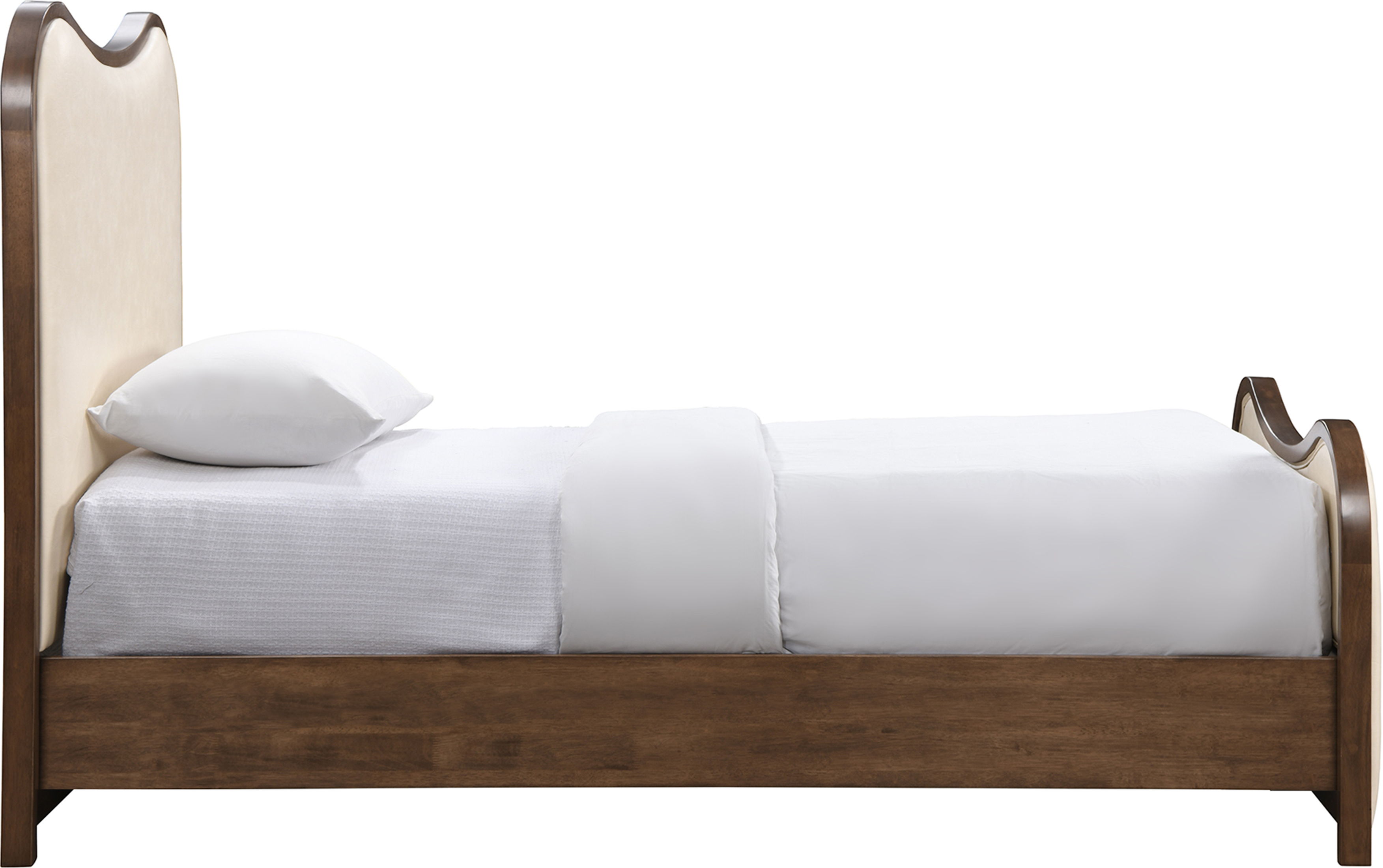 Arvada - Upholstered Twin Bed - Cream