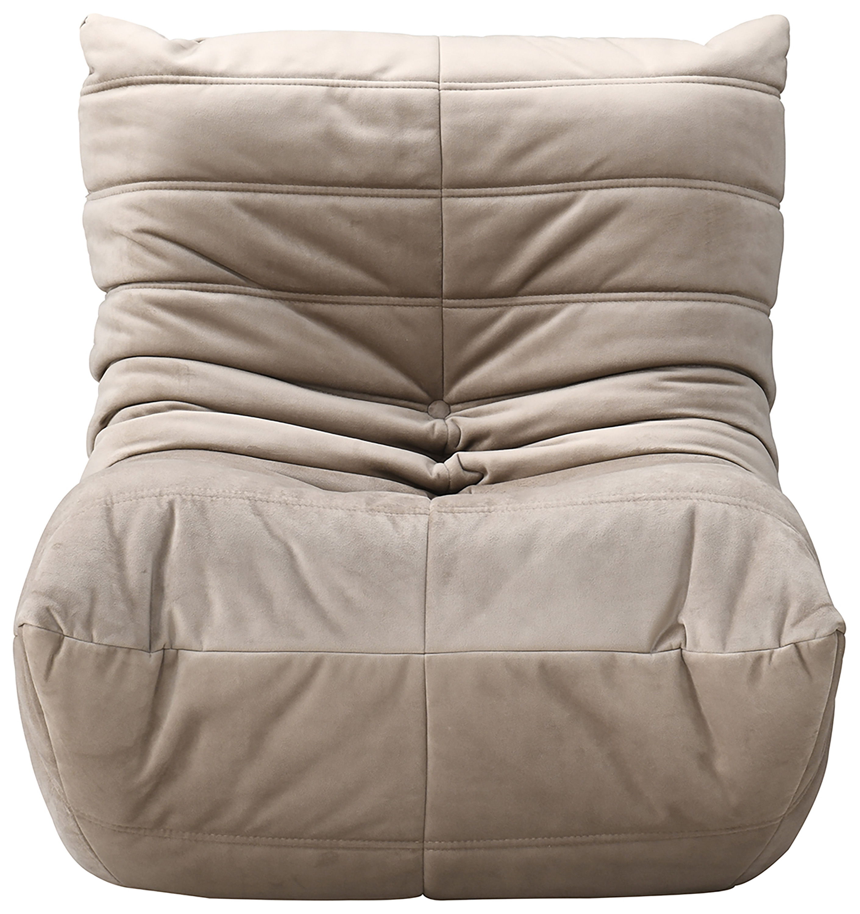 Relax - Velvet Upholstered Chair - Taupe