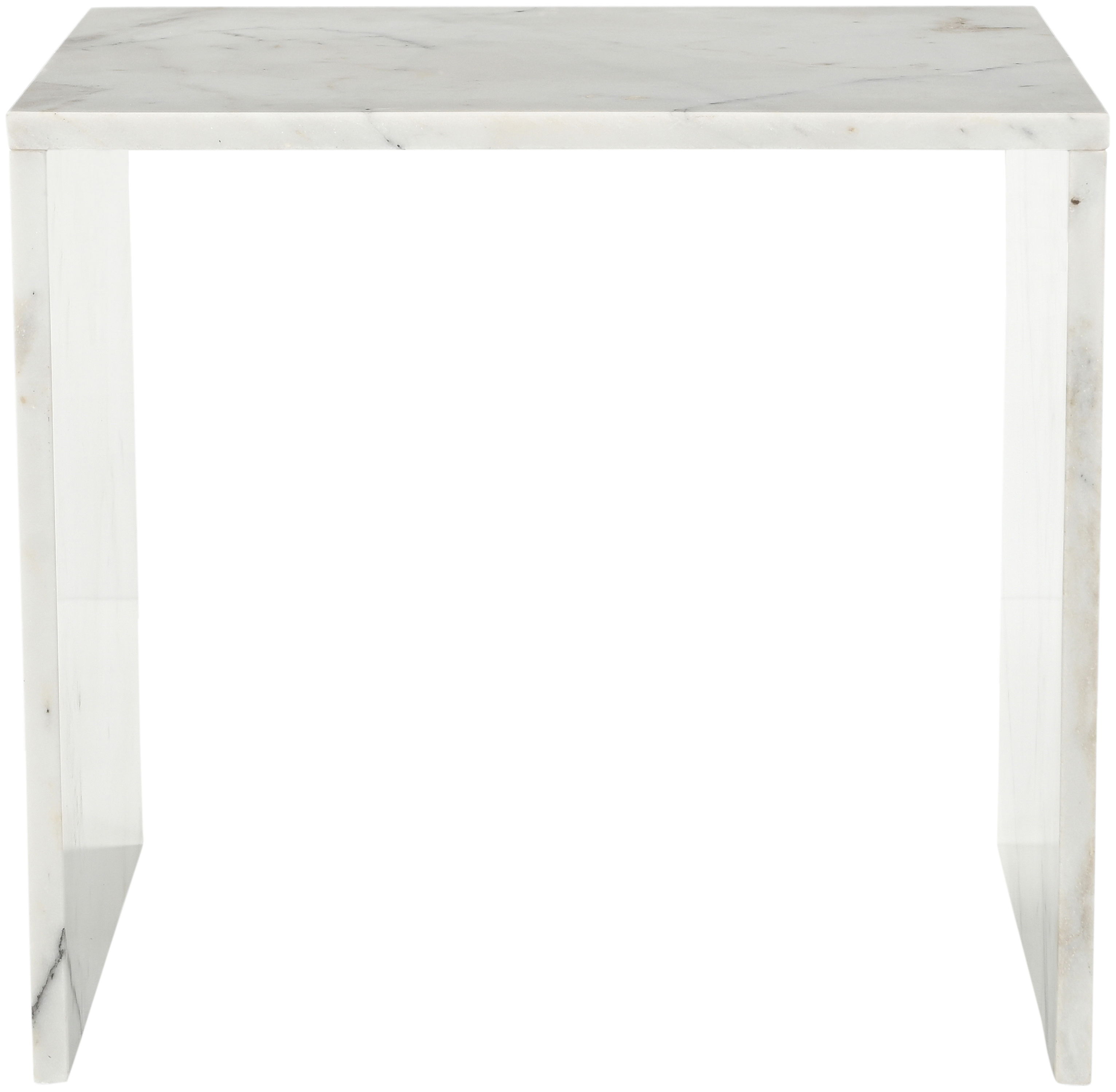 Vernazza - Marble End / Side Table - White