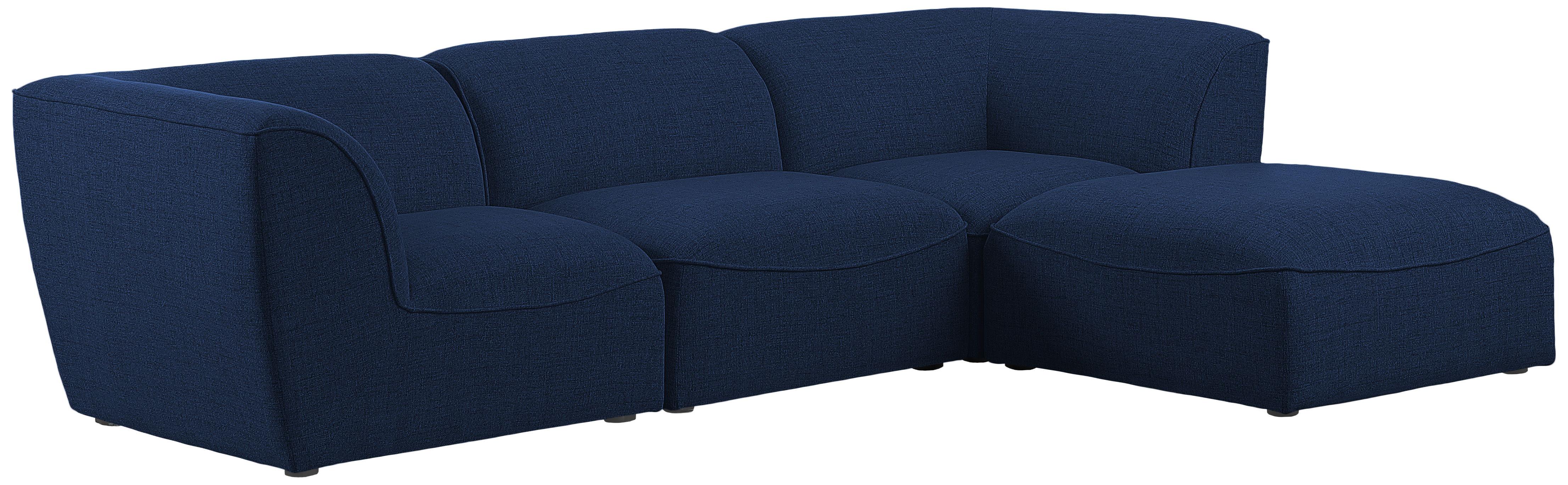 Miramar - 4 Piece Modular Sectional - Navy