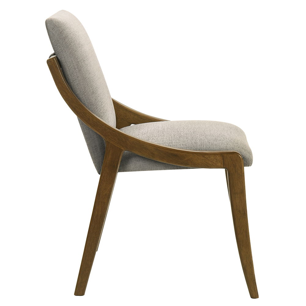 Danzel - Side Chair (Set of 2) - Gray / Vintage Oak, gray, view 3