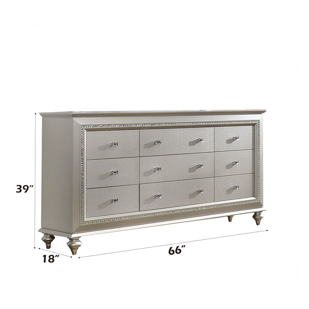 Kaitlyn - Dresser - Champagne, beige, view 7