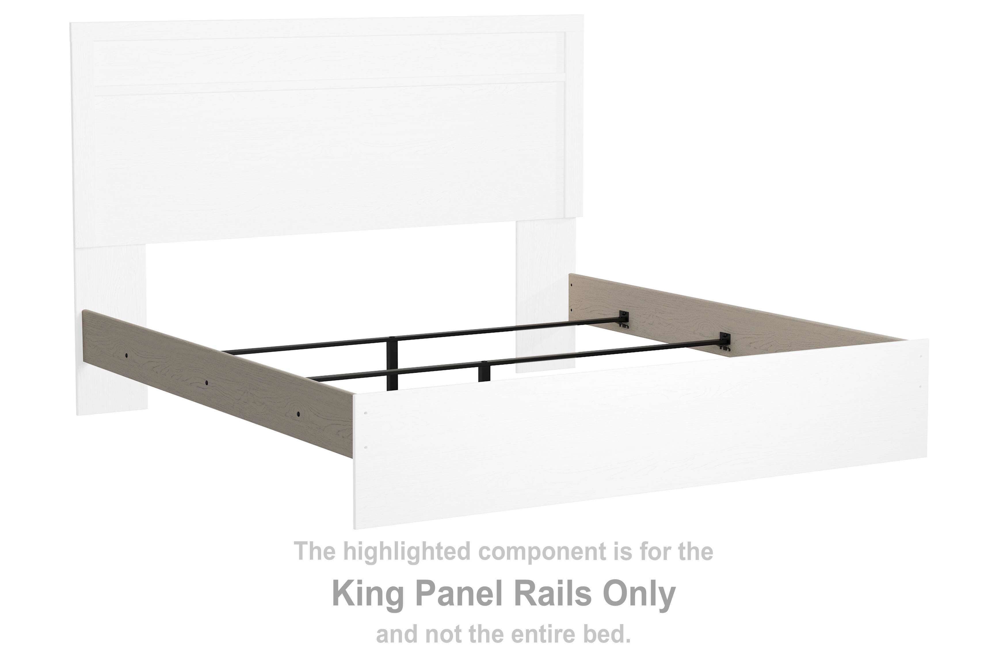 Stelsie – King Panel Rails – White