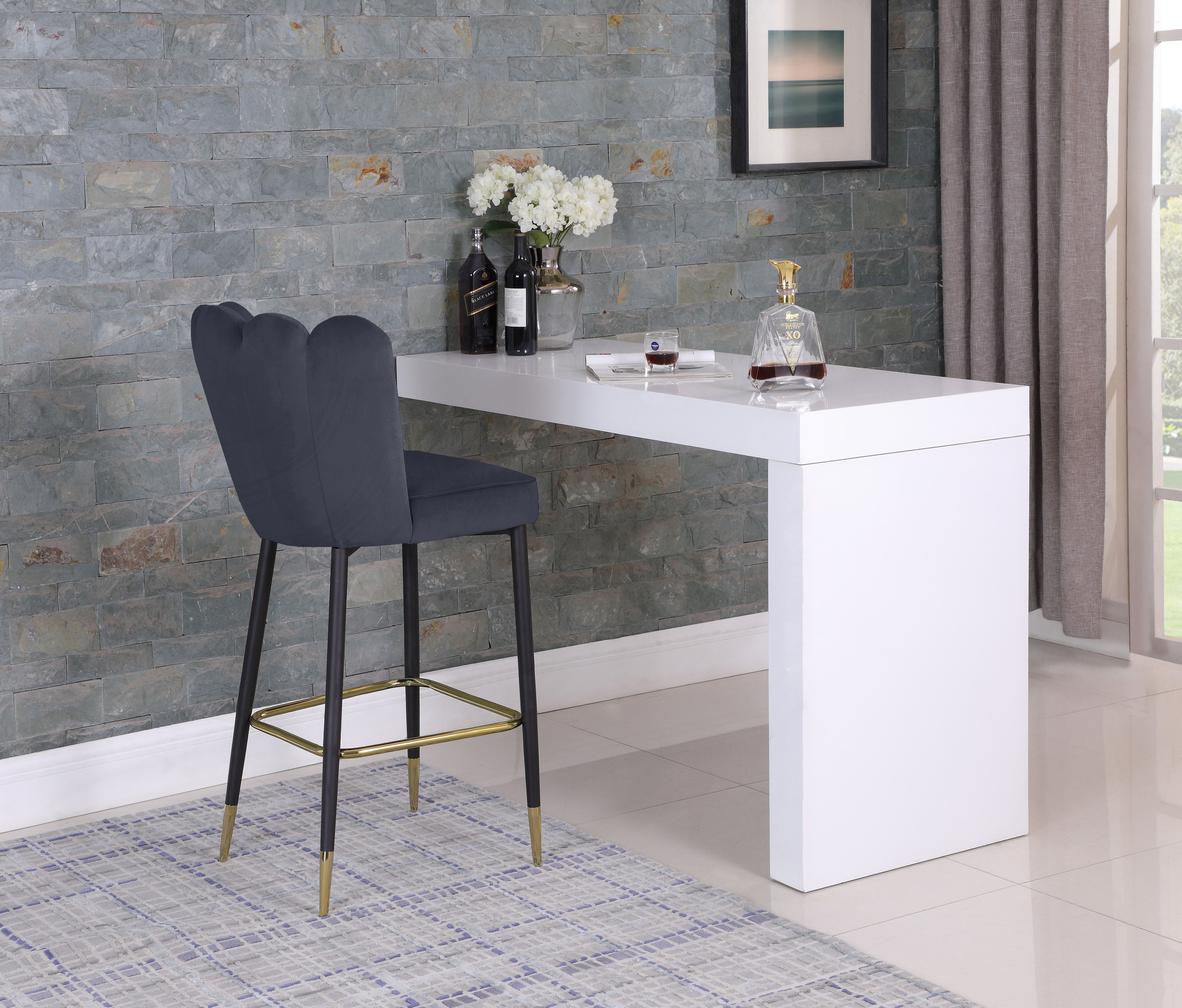 Lily - Stool (Set of 2) - Gray
