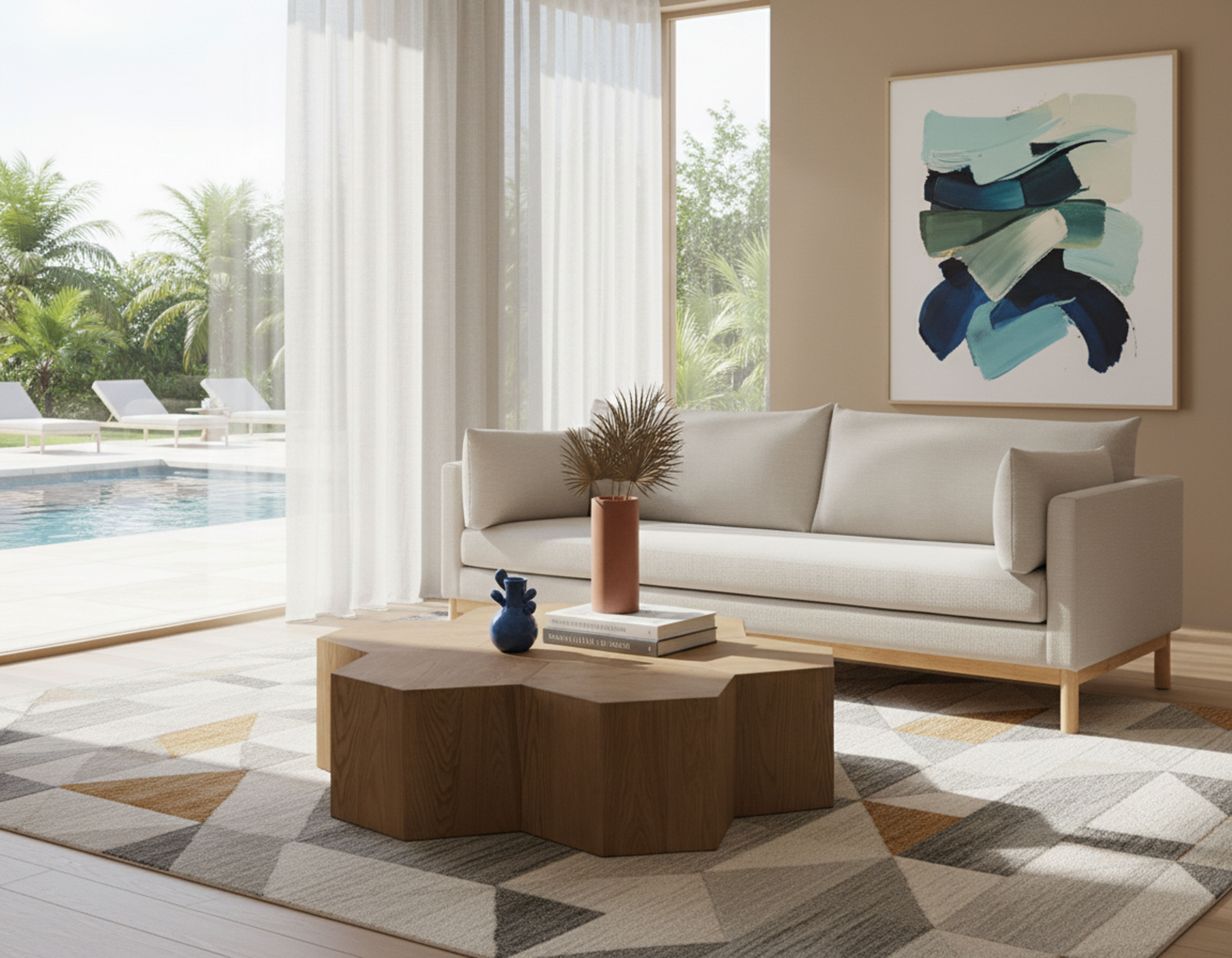 Langham - Sofa - Beige