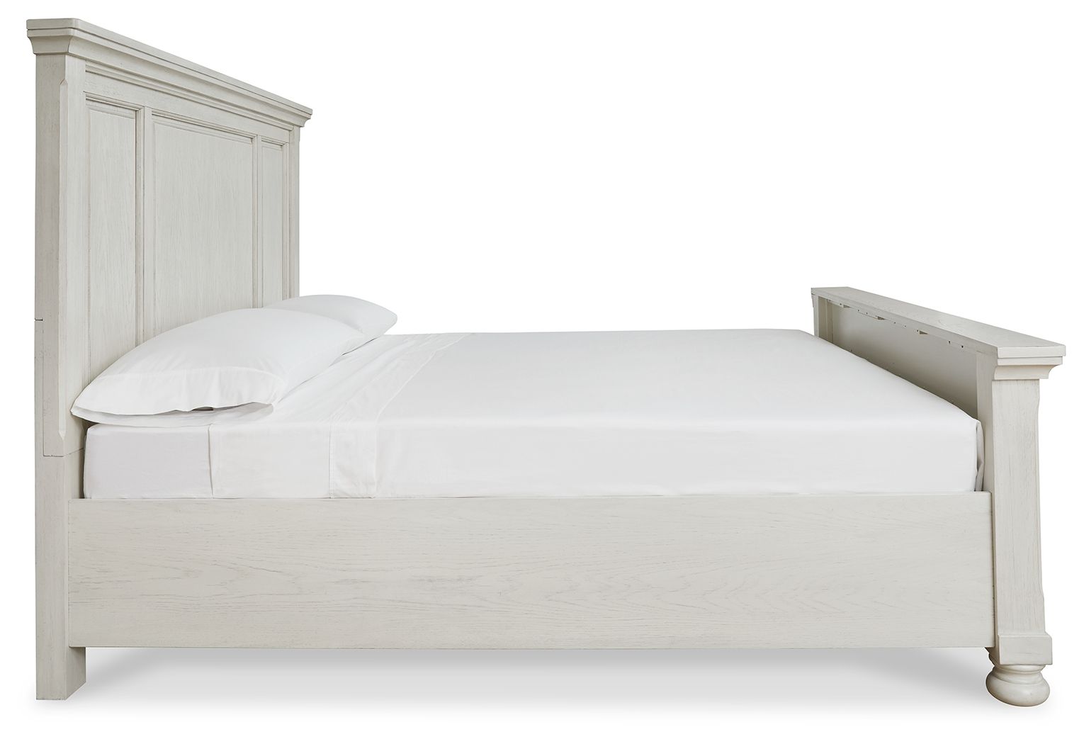 Ashley Furniture Robbinsdale - Queen Panel Bed - Antique White - Image 4