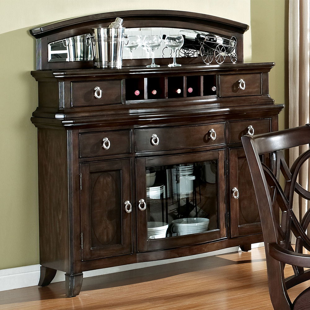 Keenan - 59" Server - Dark Walnut, dark brown