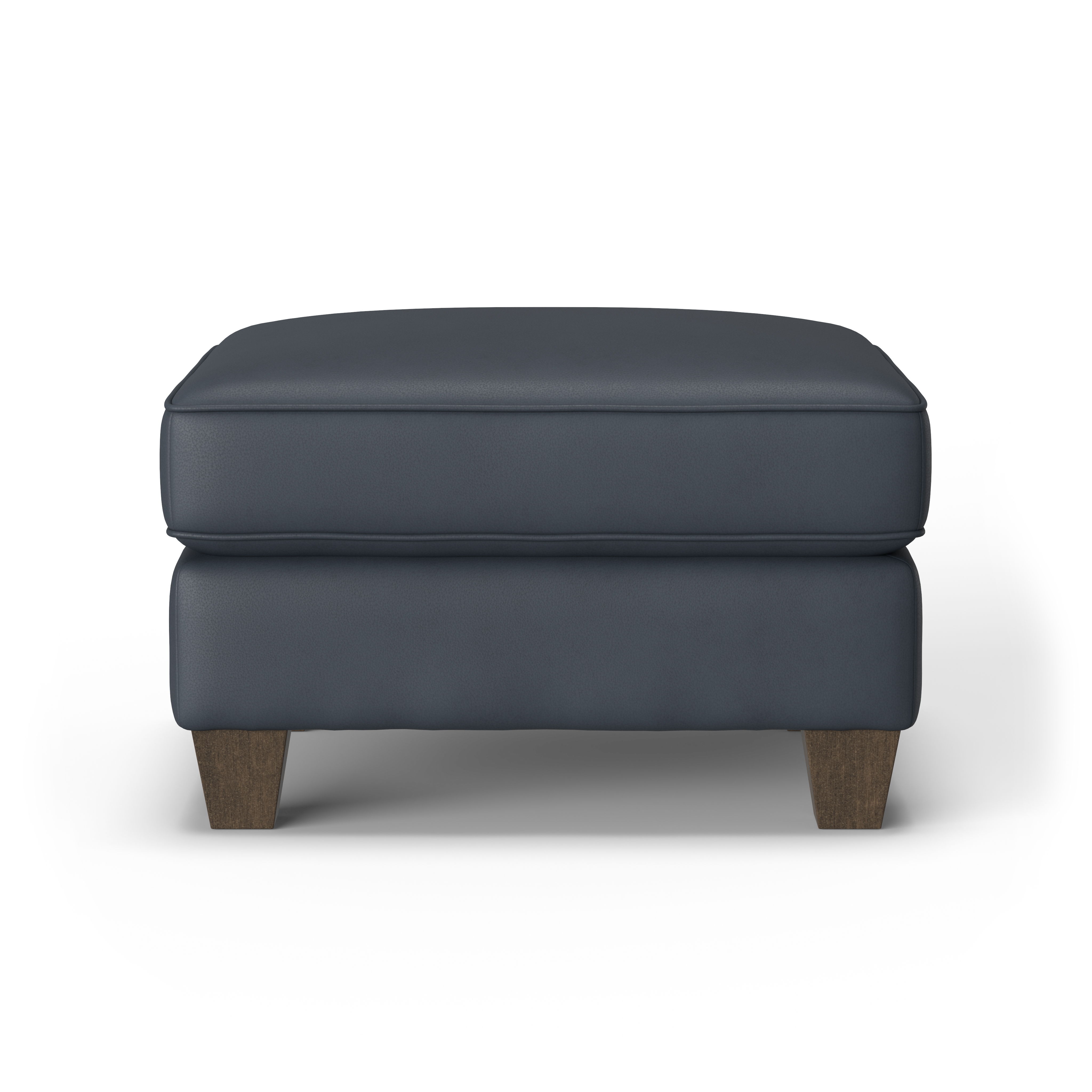 Dempsey - Leather Ottoman, beige, view 6