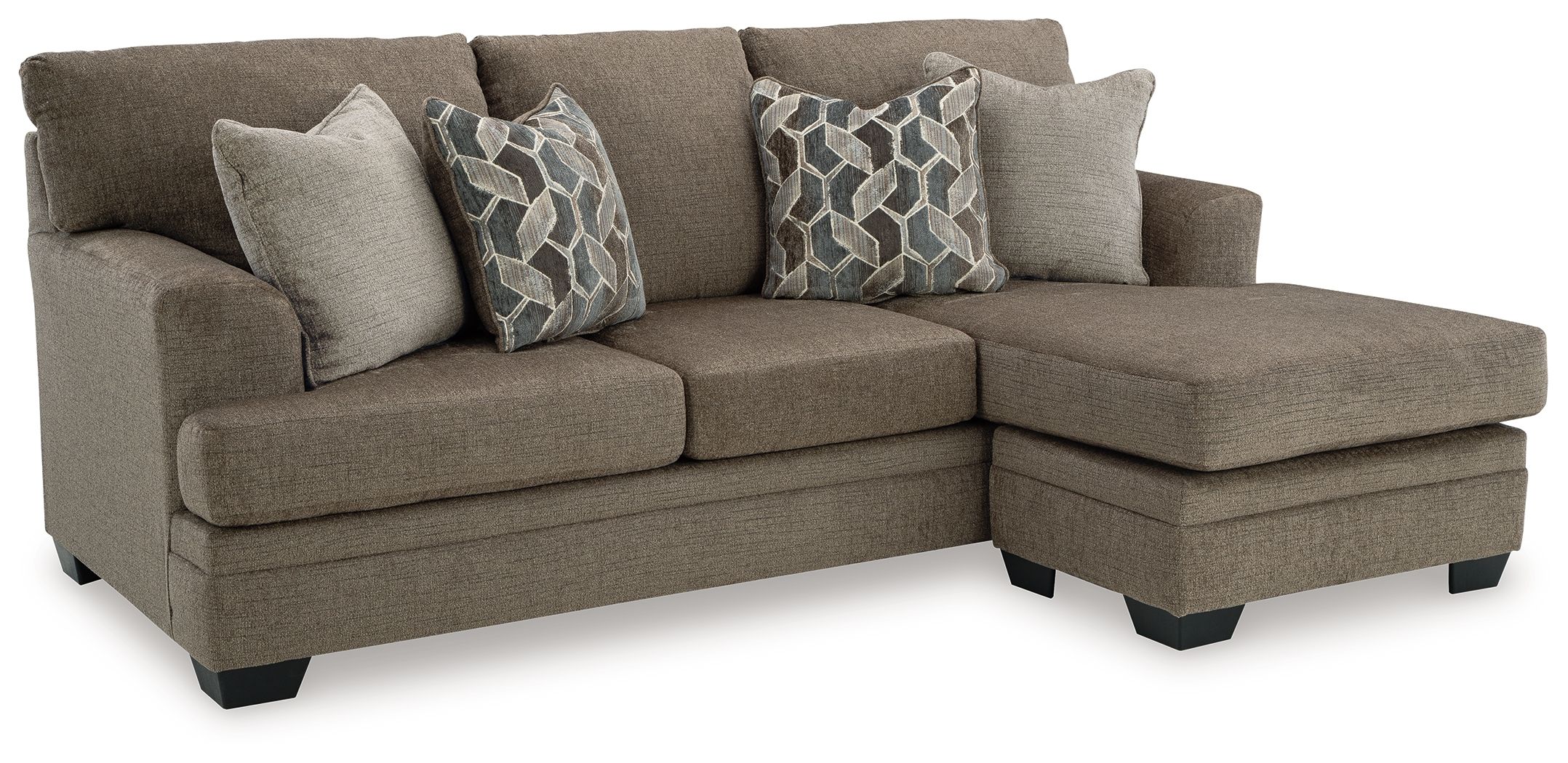 Stonemeade - 3 Pc. - Sofa Chaise, Chair And A Half, Ottoman - Nutmeg
