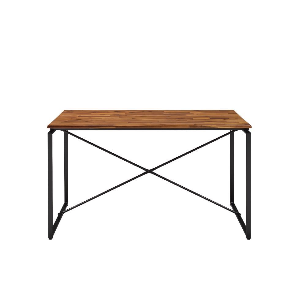 Jurgen - Dining Table - Oak & Black, black, view 2