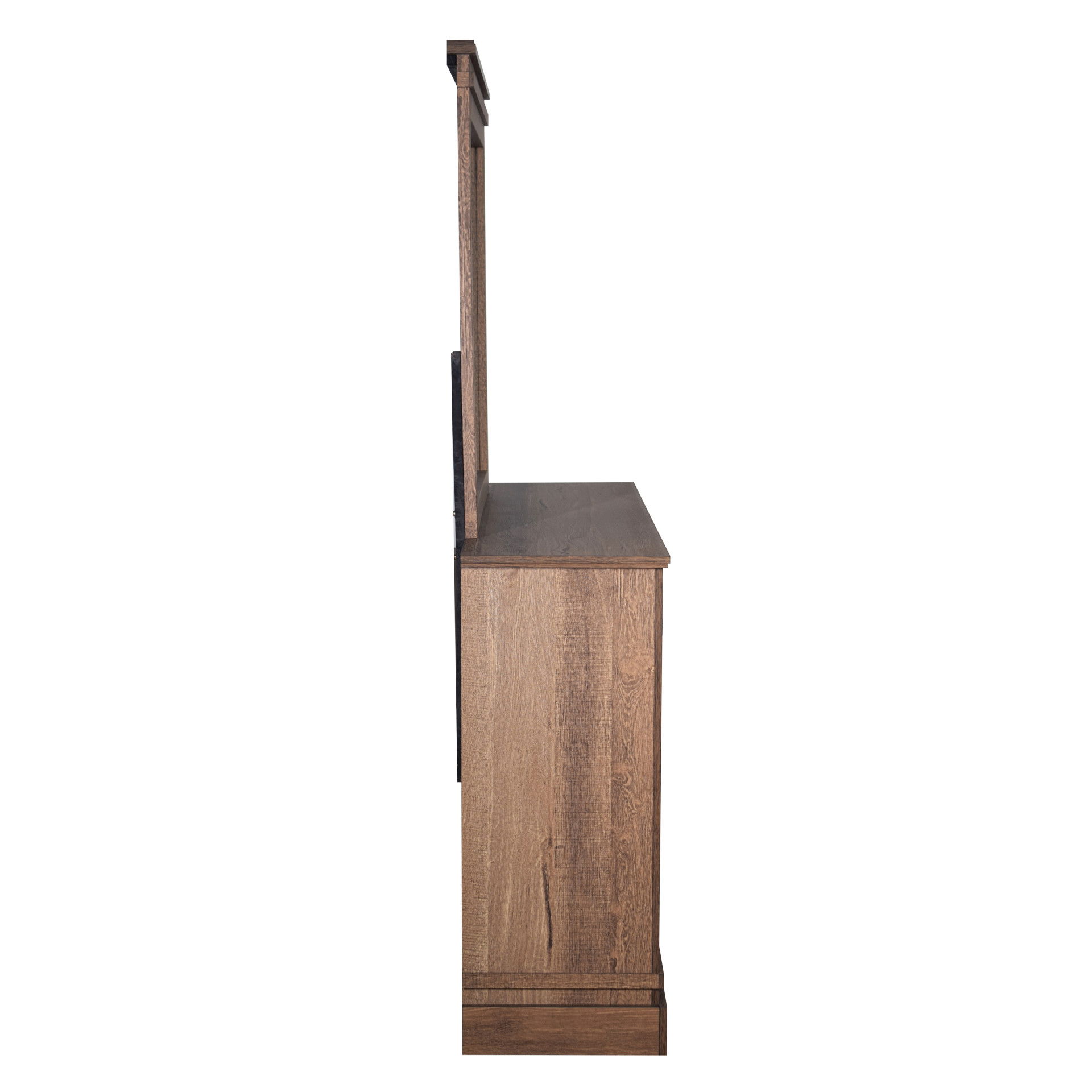 Coventry Hall - Mirror - Pecan, light brown, view 4