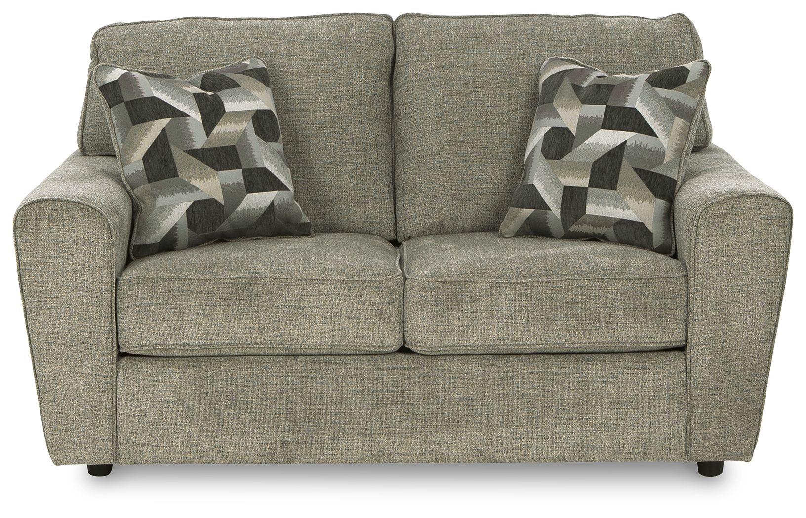 Ashley Furniture Cascilla - Loveseat - Light Gray - Image 3