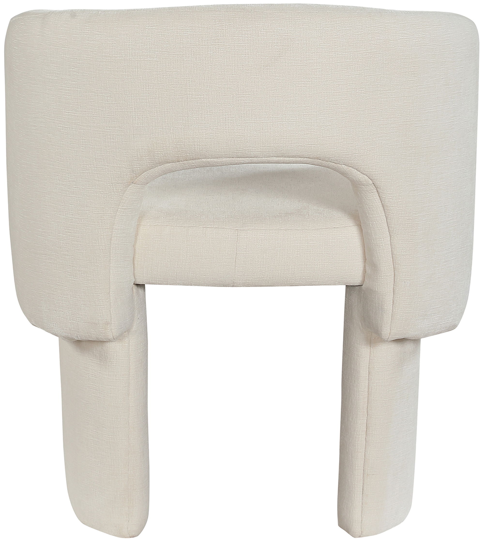 Emmet - Chenille Dining Chair / Accent Chair - Cream