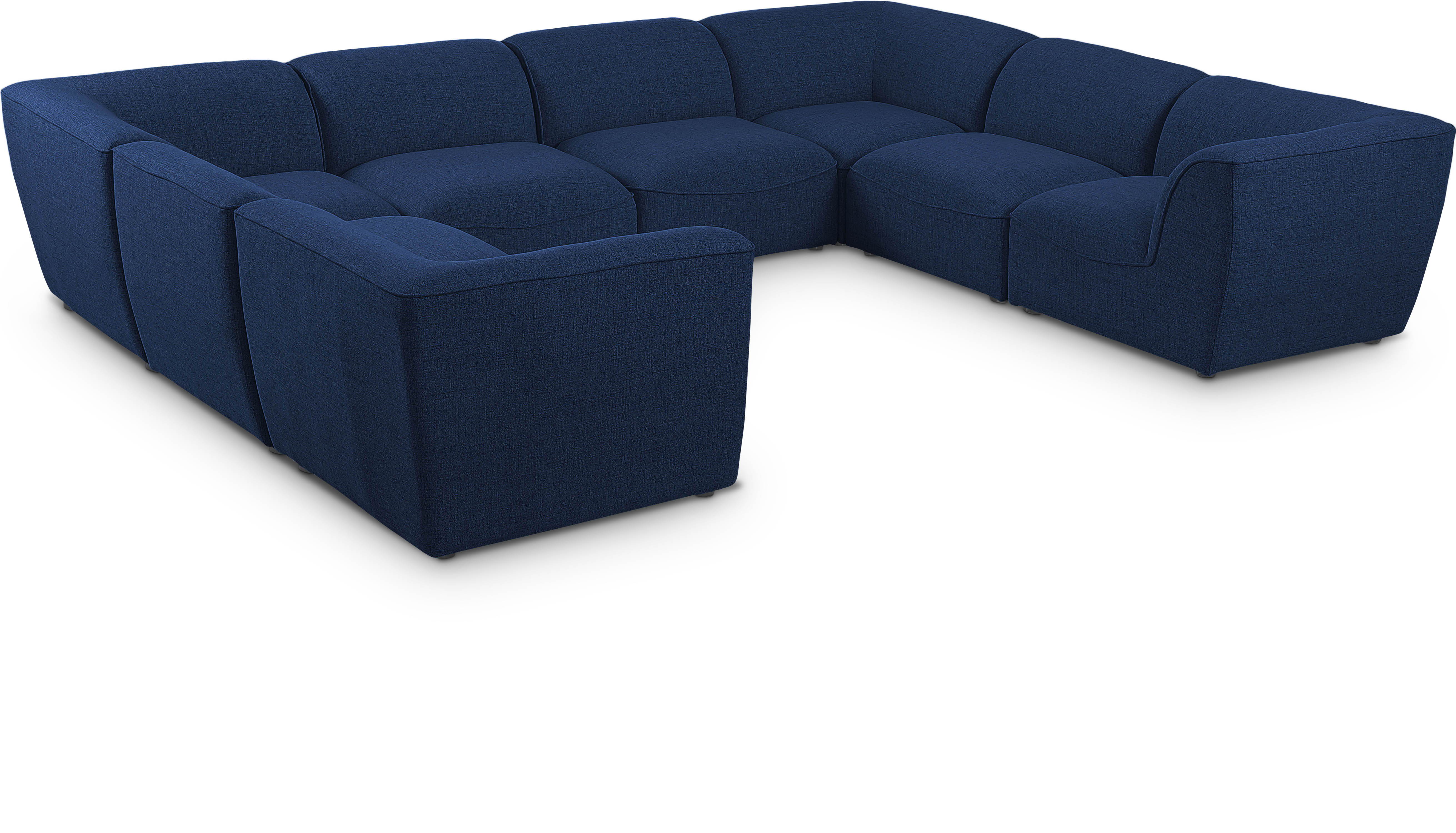 Miramar - 8 Piece Modular Sectional - Navy