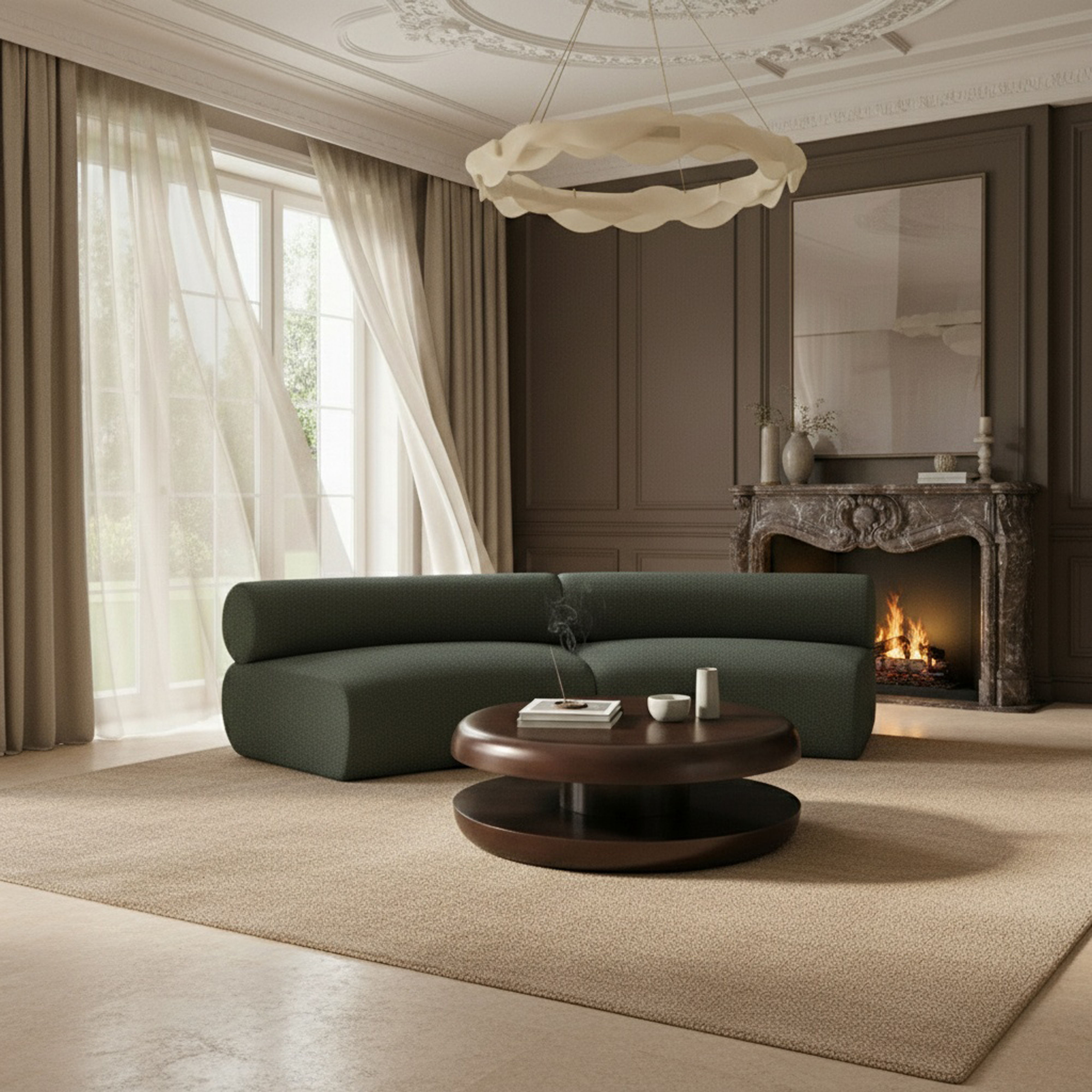 Bale - 2 Piece Modular Sofa - Green