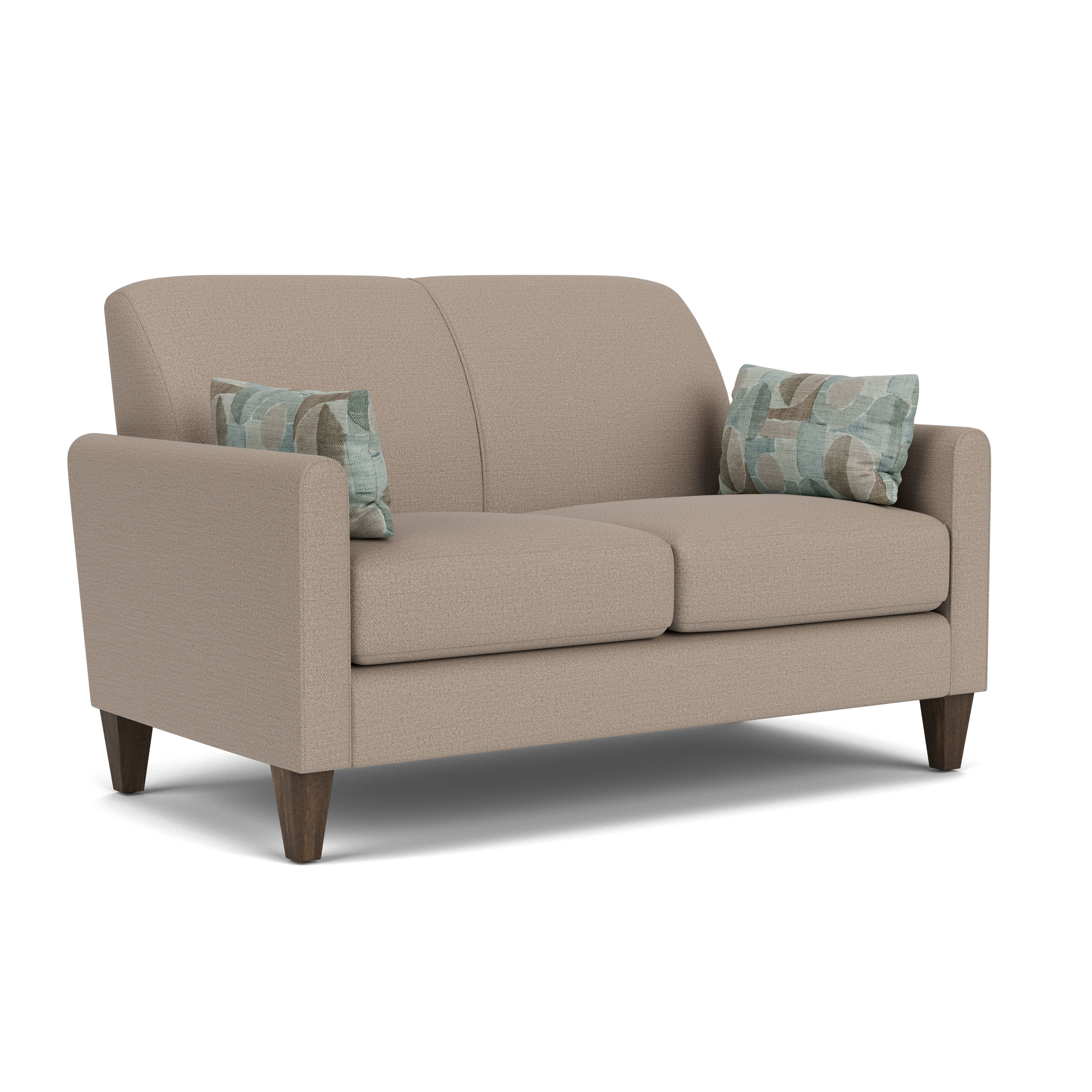 Bond - Fabric Loveseat, gray