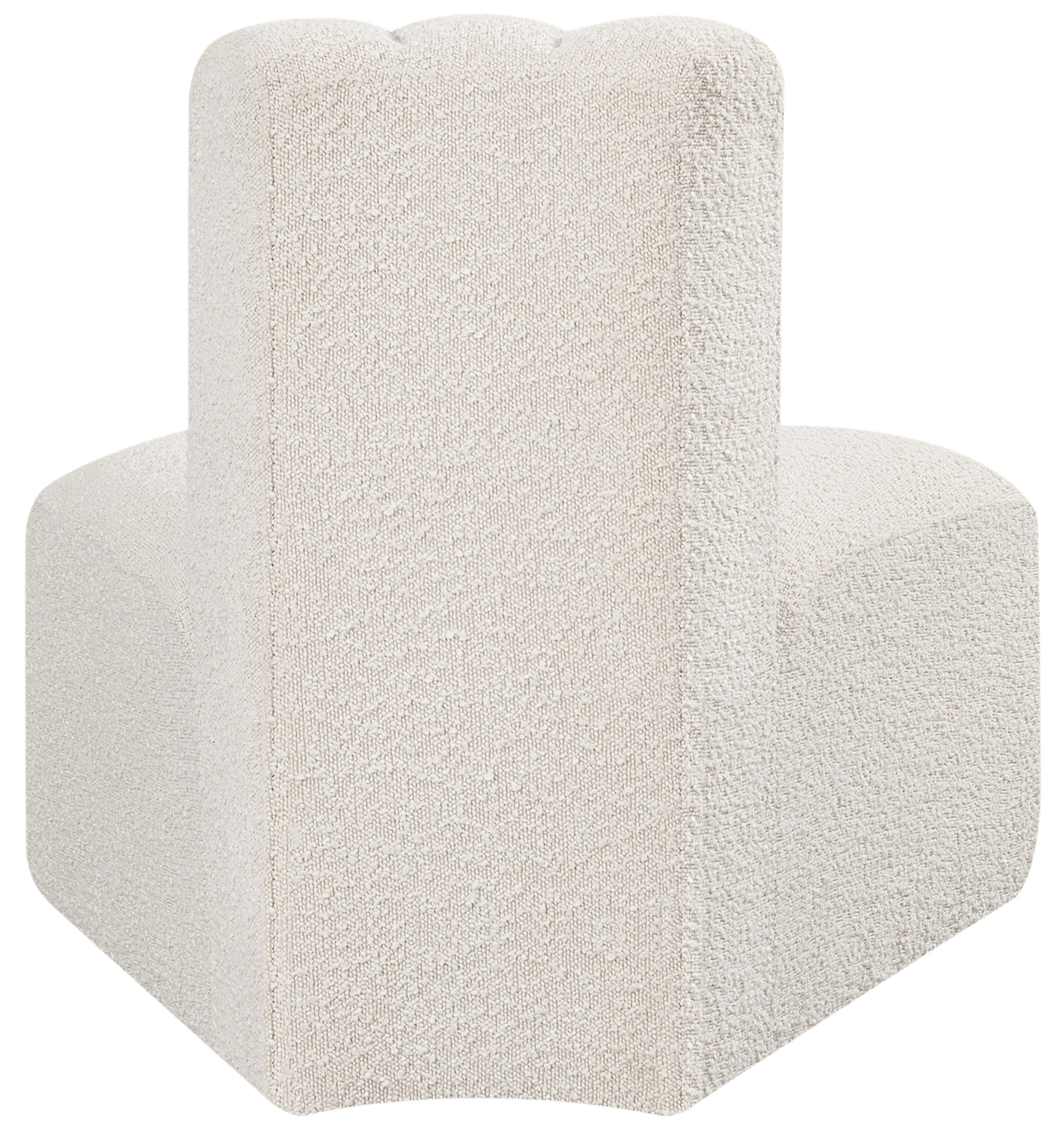 Arc - Boucle Fabric Reverse Corner - Cream