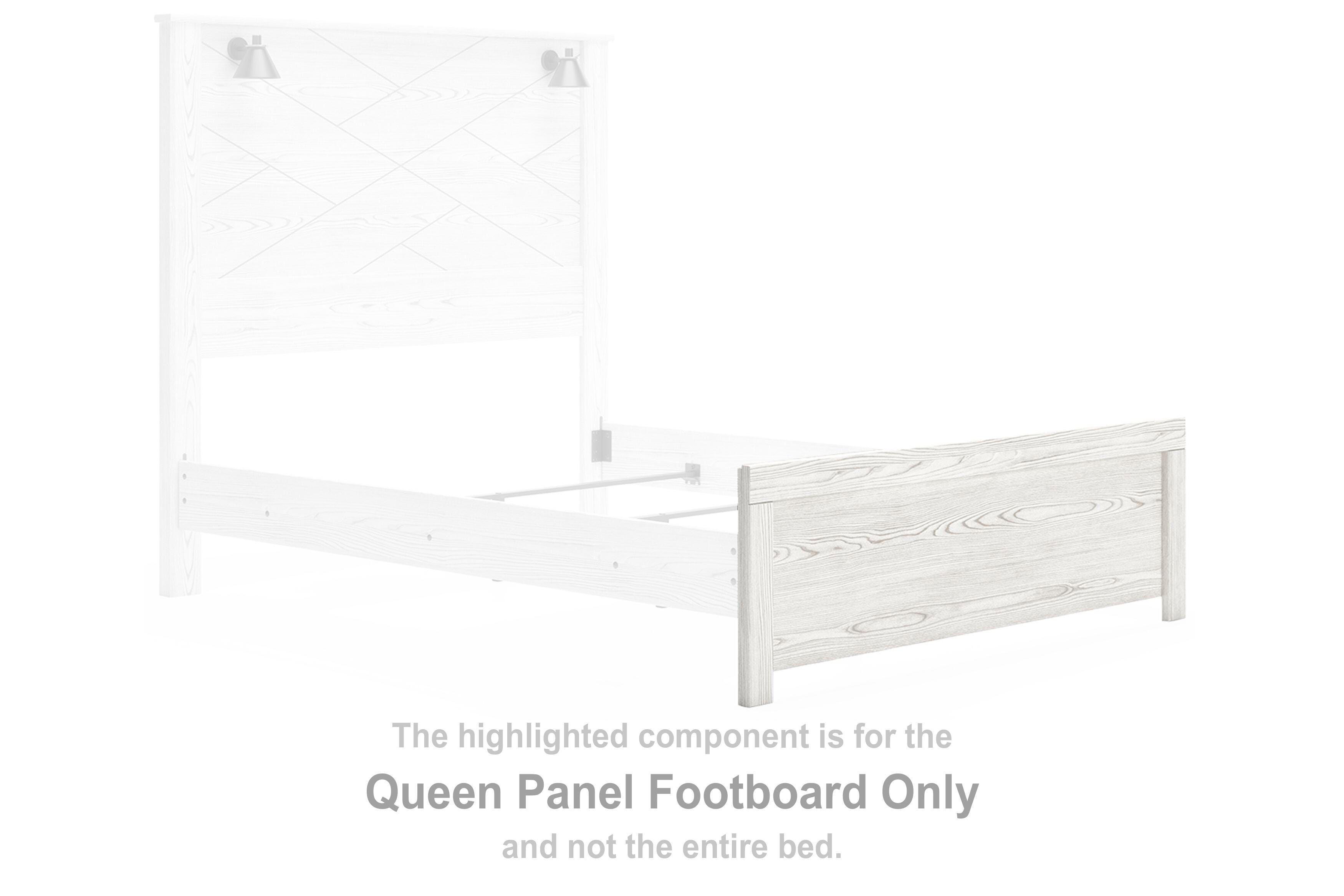 Gerridan – Queen Panel Footboard – White