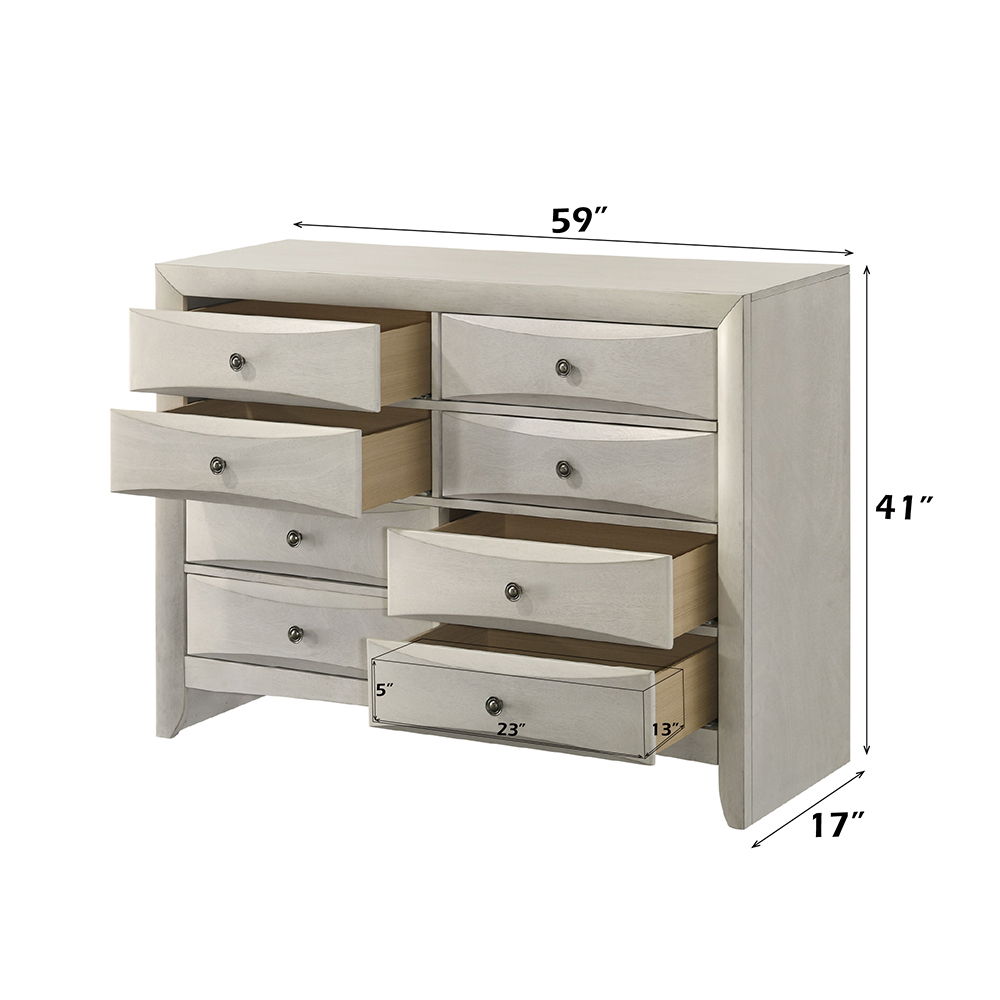 Ramondi - Dresser - Antique White, white, view 5