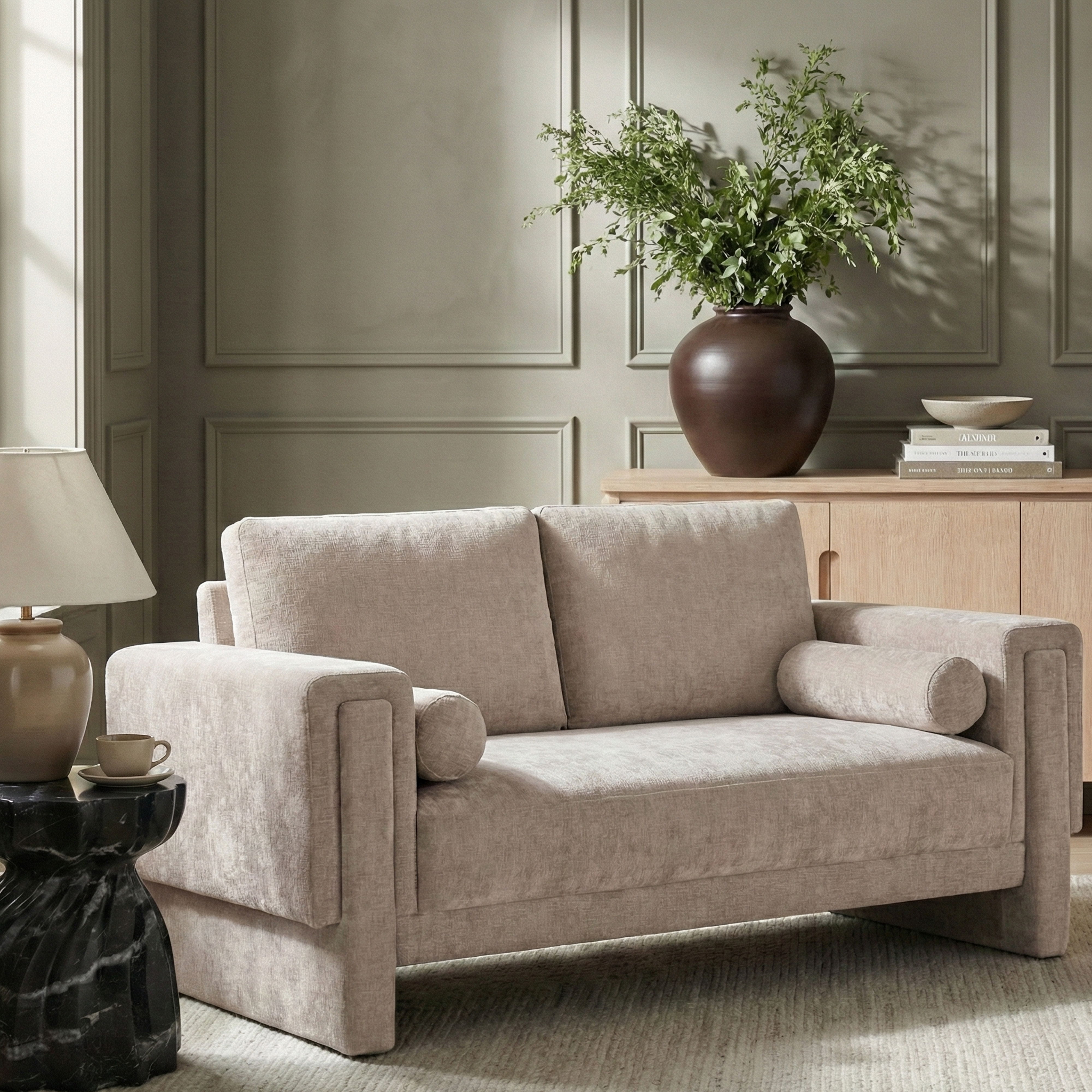Madeline - Loveseat - Beige
