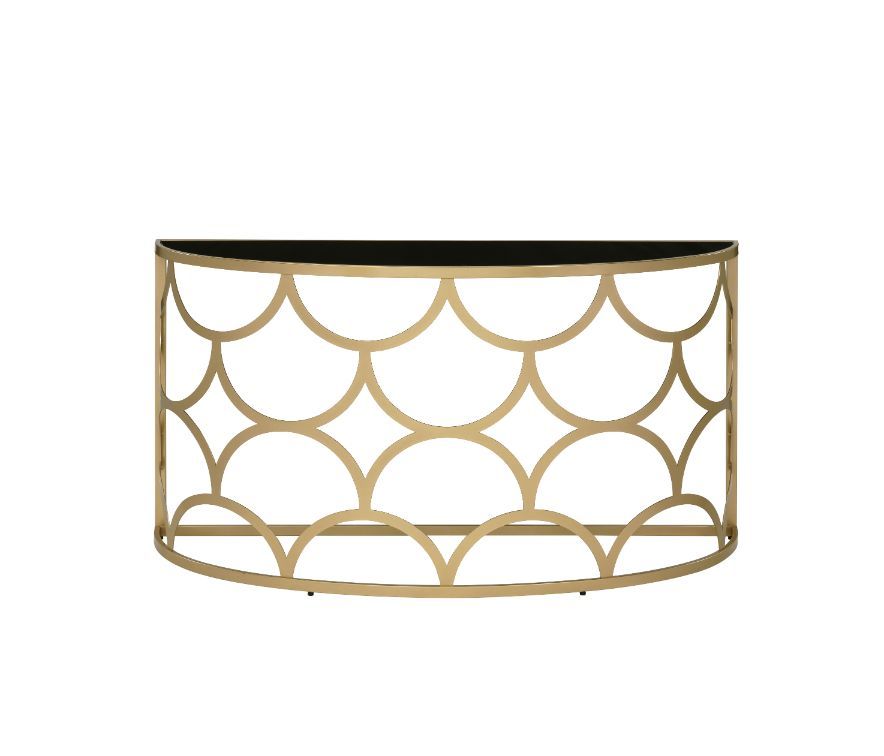 Altus - Console Table - Gold, gold, view 2