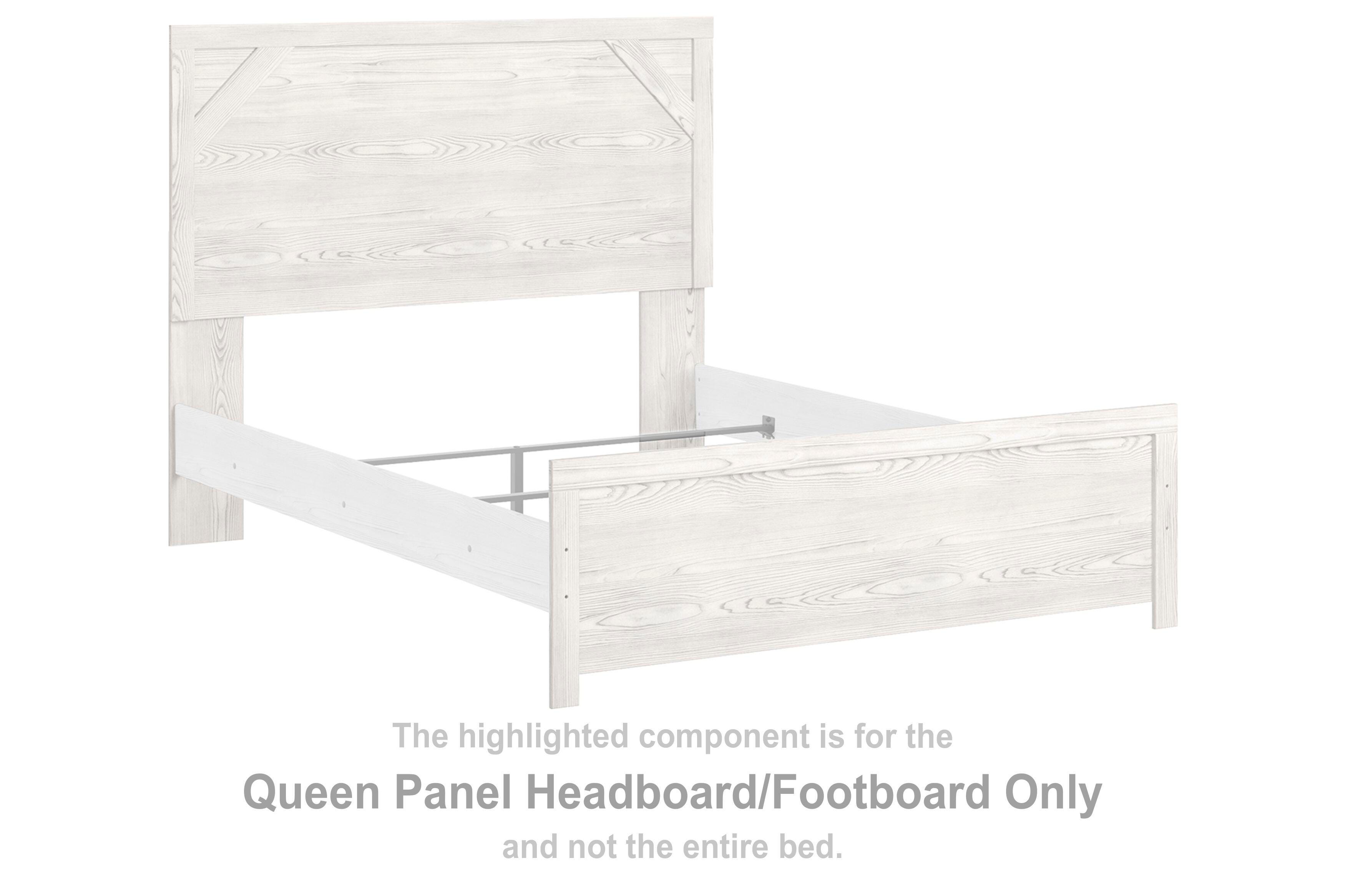 Gerridan – Queen Panel HDBD/Ftbd – White / Gray
