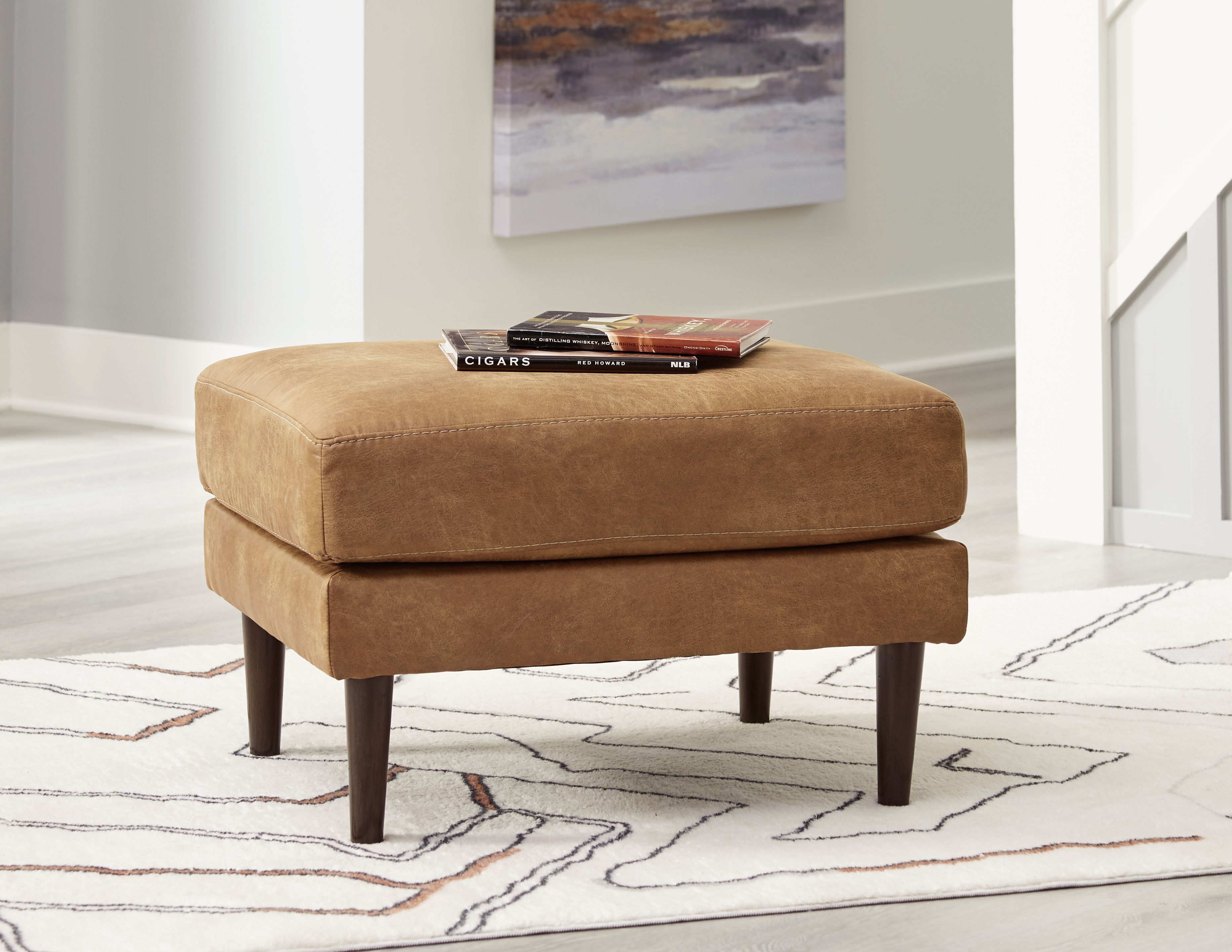 Ashley Furniture Telora - Ottoman - Caramel - Image 2