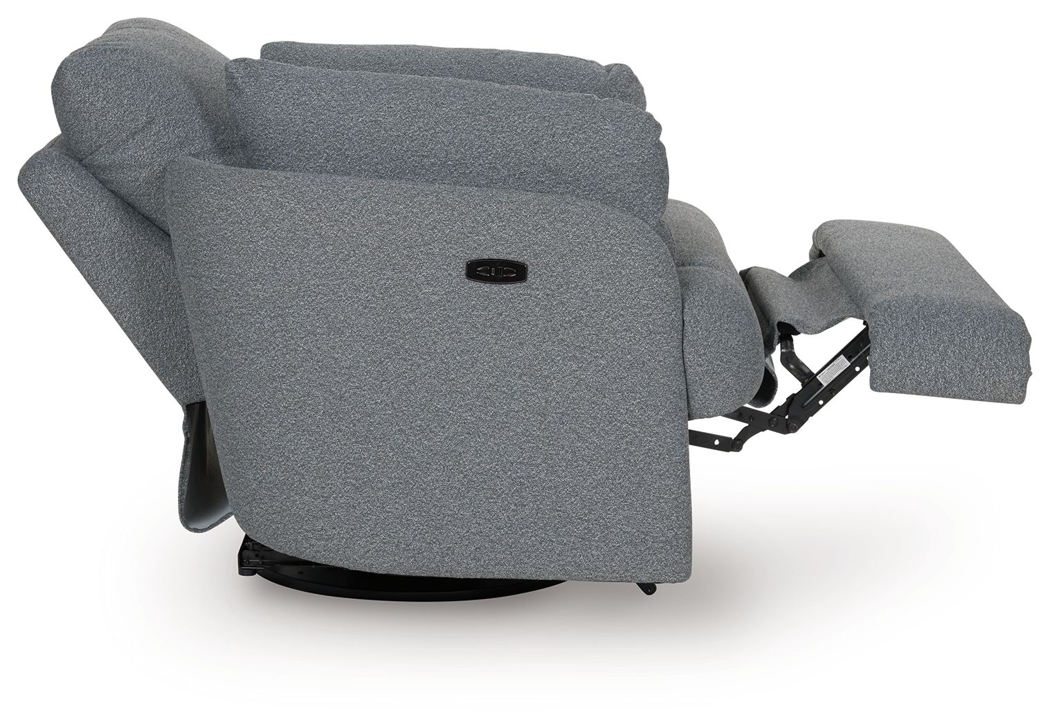 Ashley Furniture Alainmont Next-Gen Nuvella - Swivel Power Recliner - Salt And Pepper - Image 8