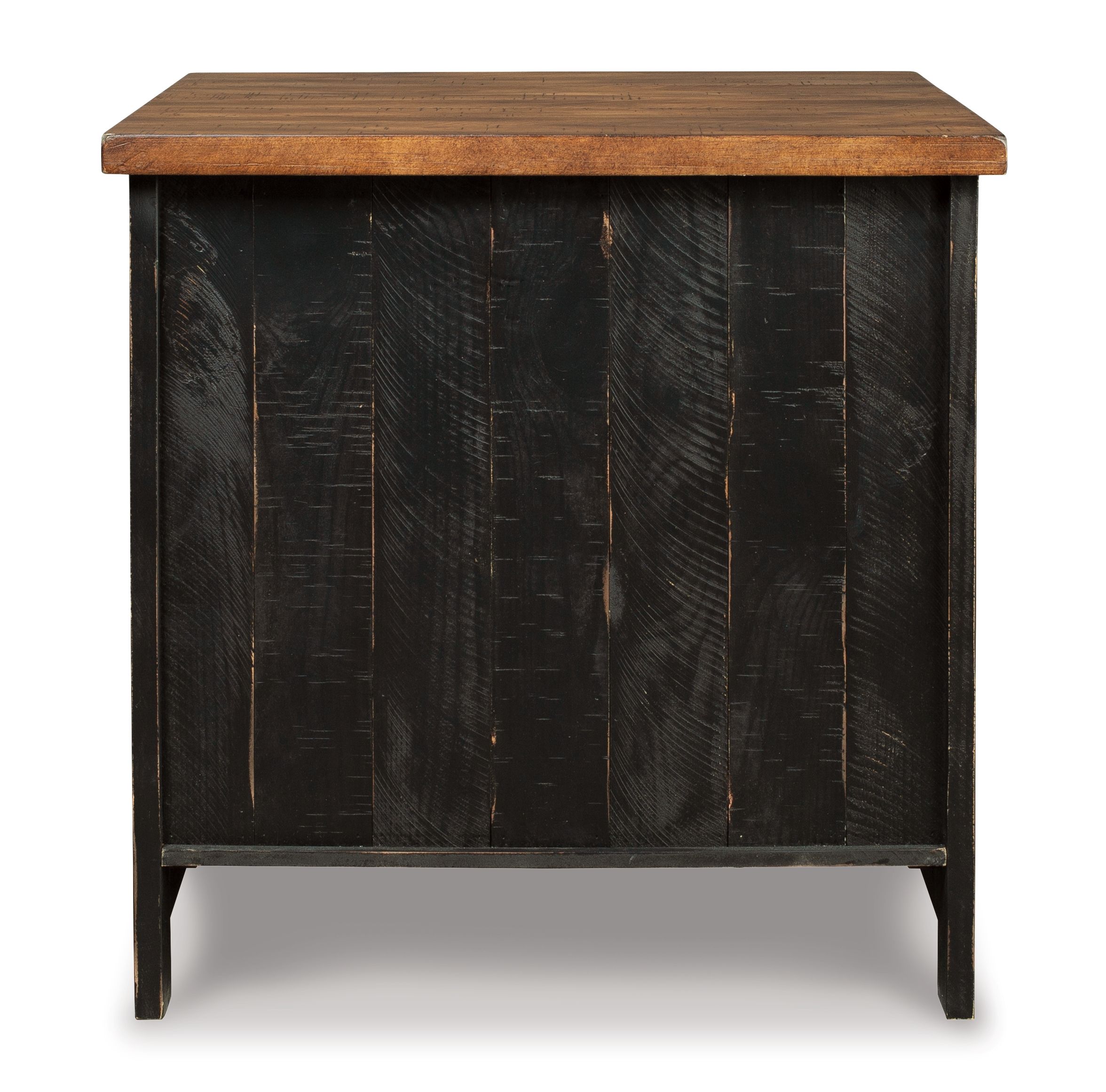 Ashley Furniture Valebeck - Rectangular End Table - Black / Brown - Image 7