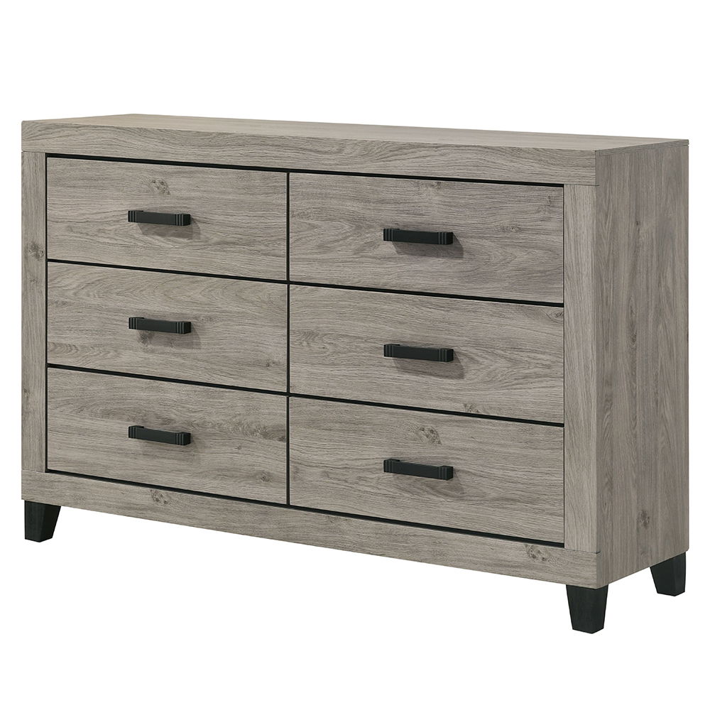 Mari - Dresser - Light Gray Finish, gray, view 2