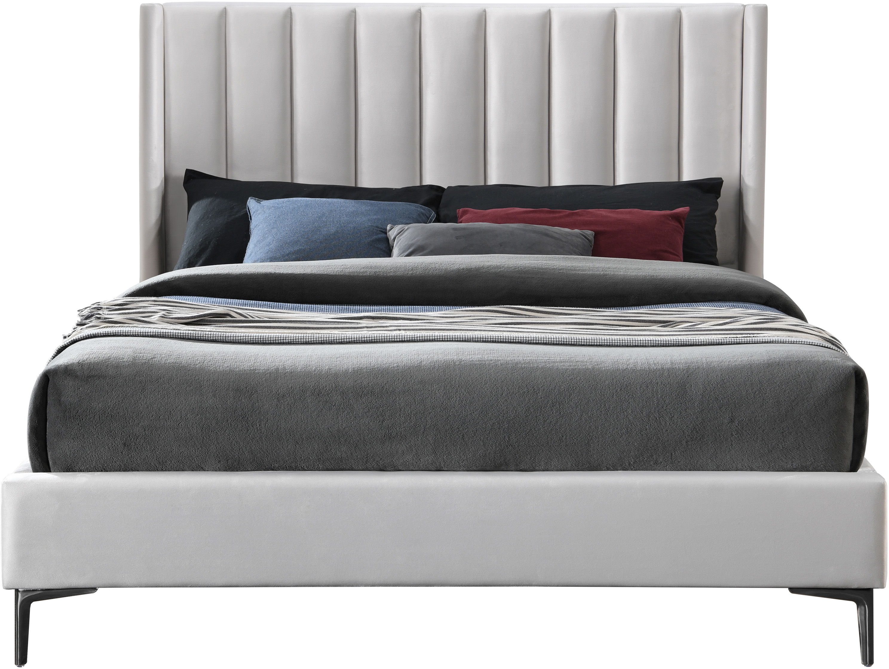 Nadia - King Bed - Cream