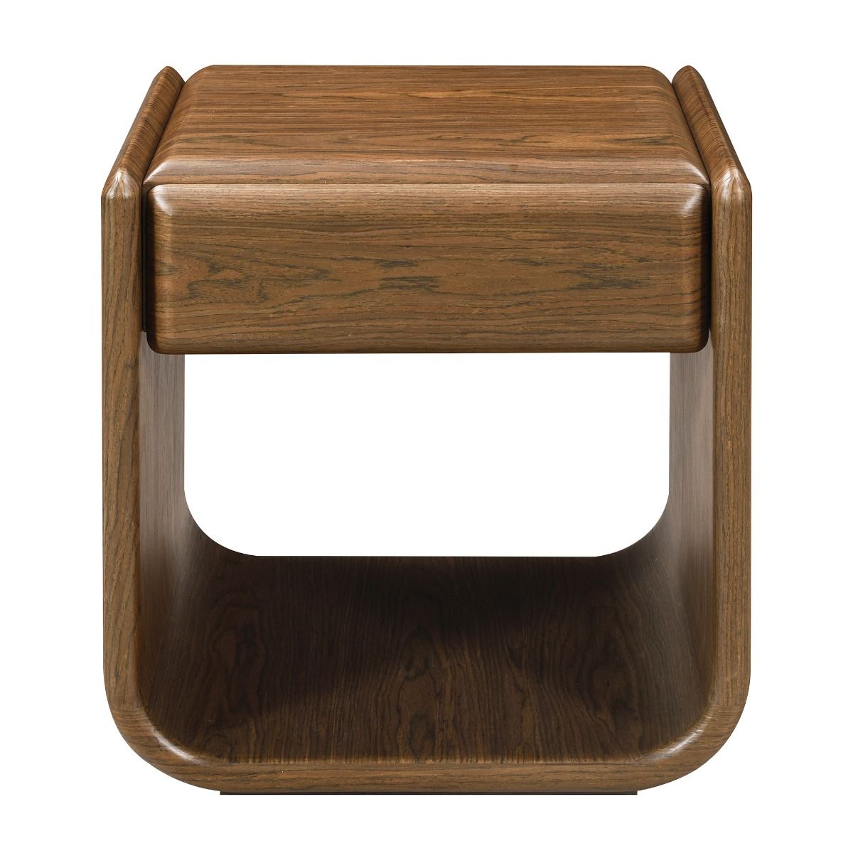 Lanza - End Table With Drawer - Dark Walnut, dark brown, view 4