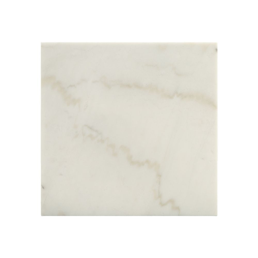 Telestis - End Table - White Marble Top & Black, white, view 3