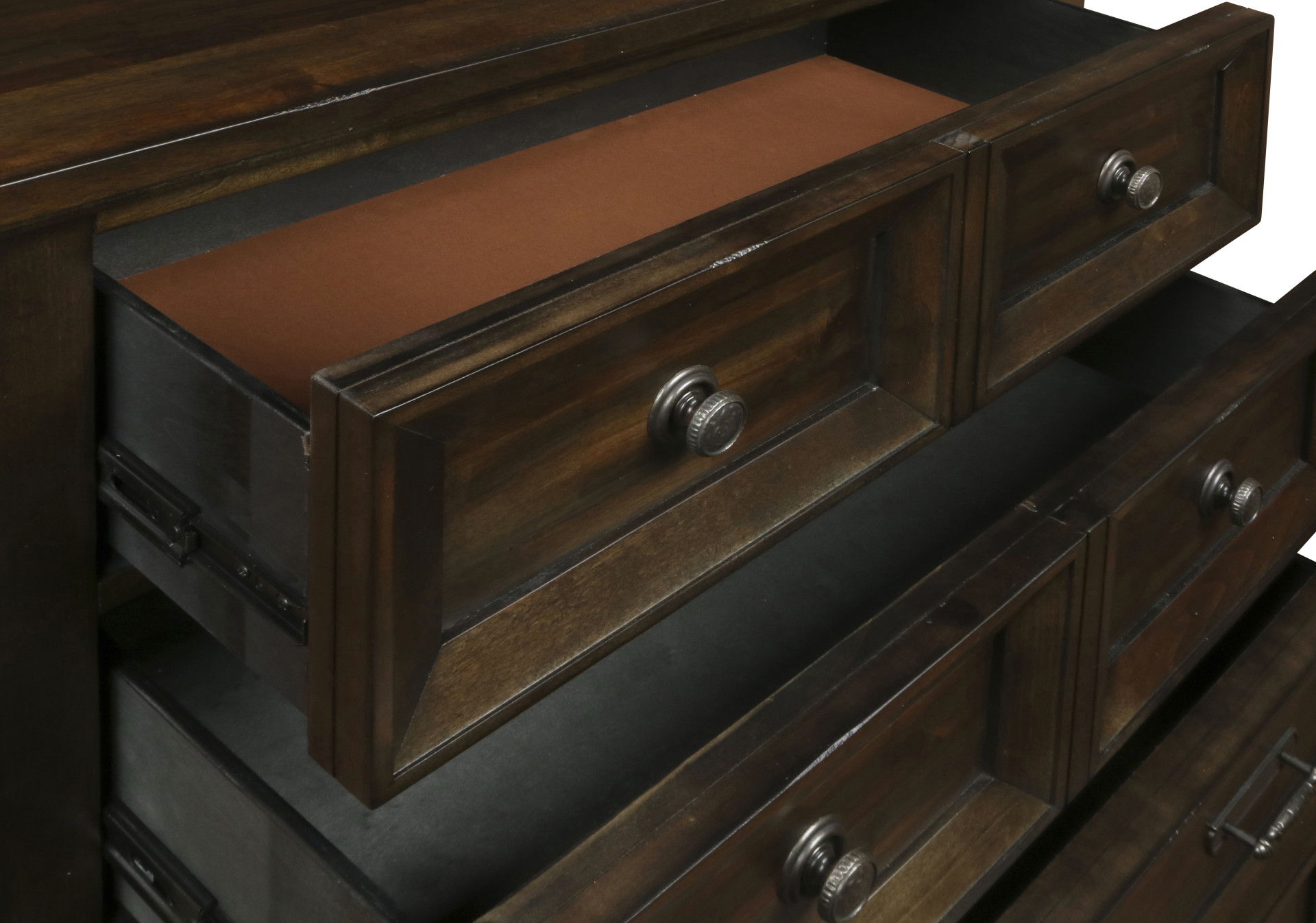 Sevilla - Chest - Walnut, dark brown, view 7