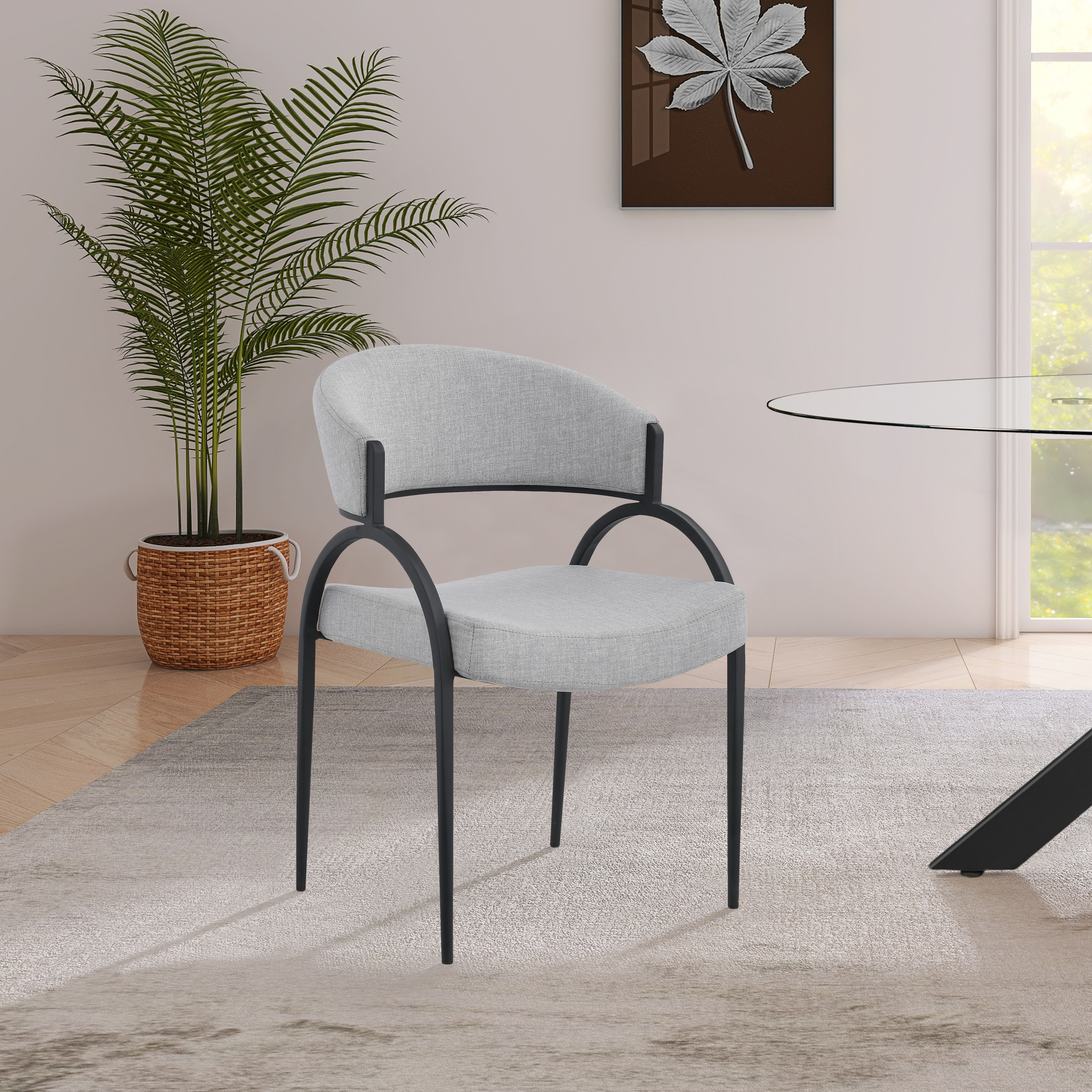 Privet - Dining Chair (Set of 2) - Gray