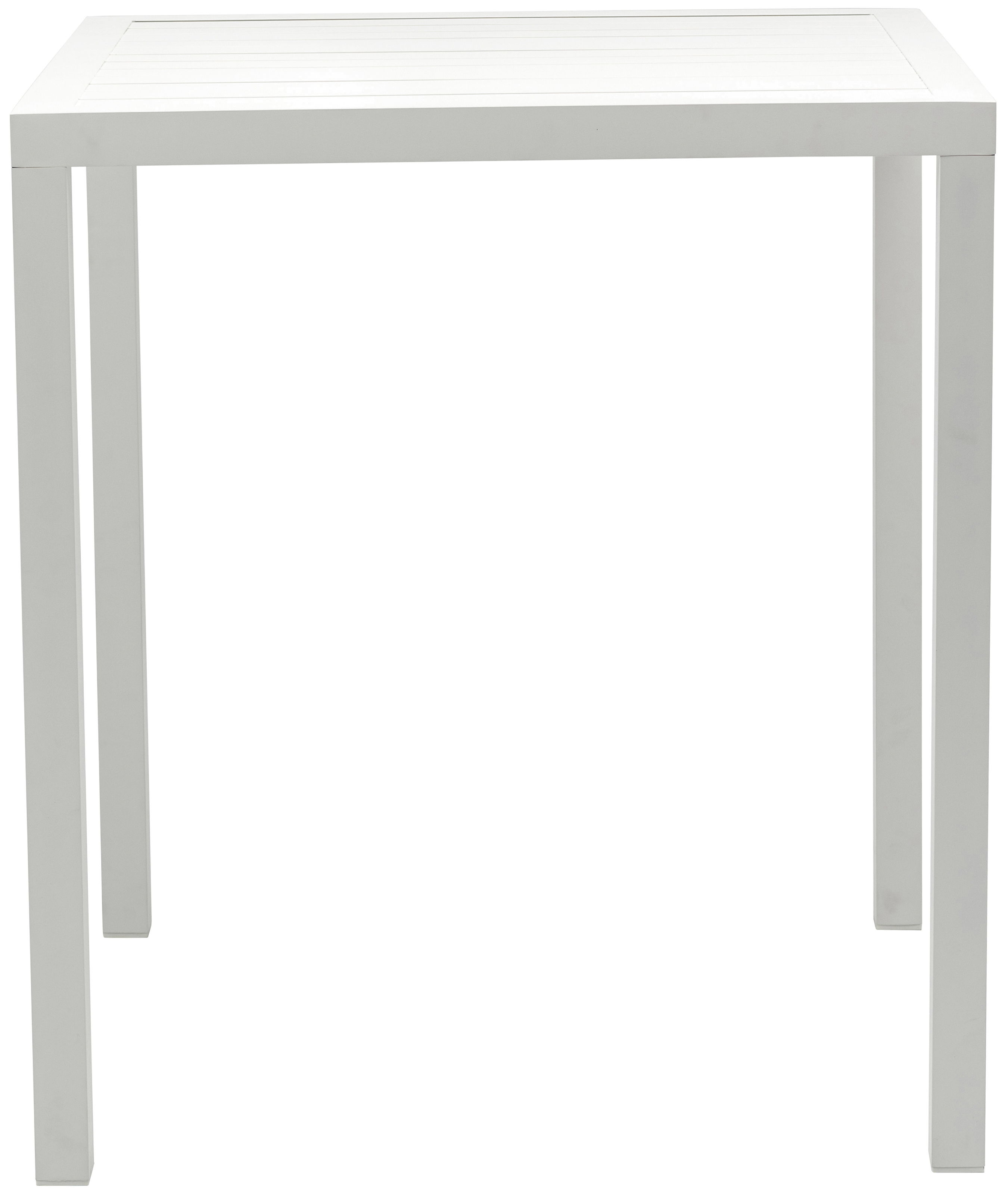 Maldives - Patio Square Bar Table - White